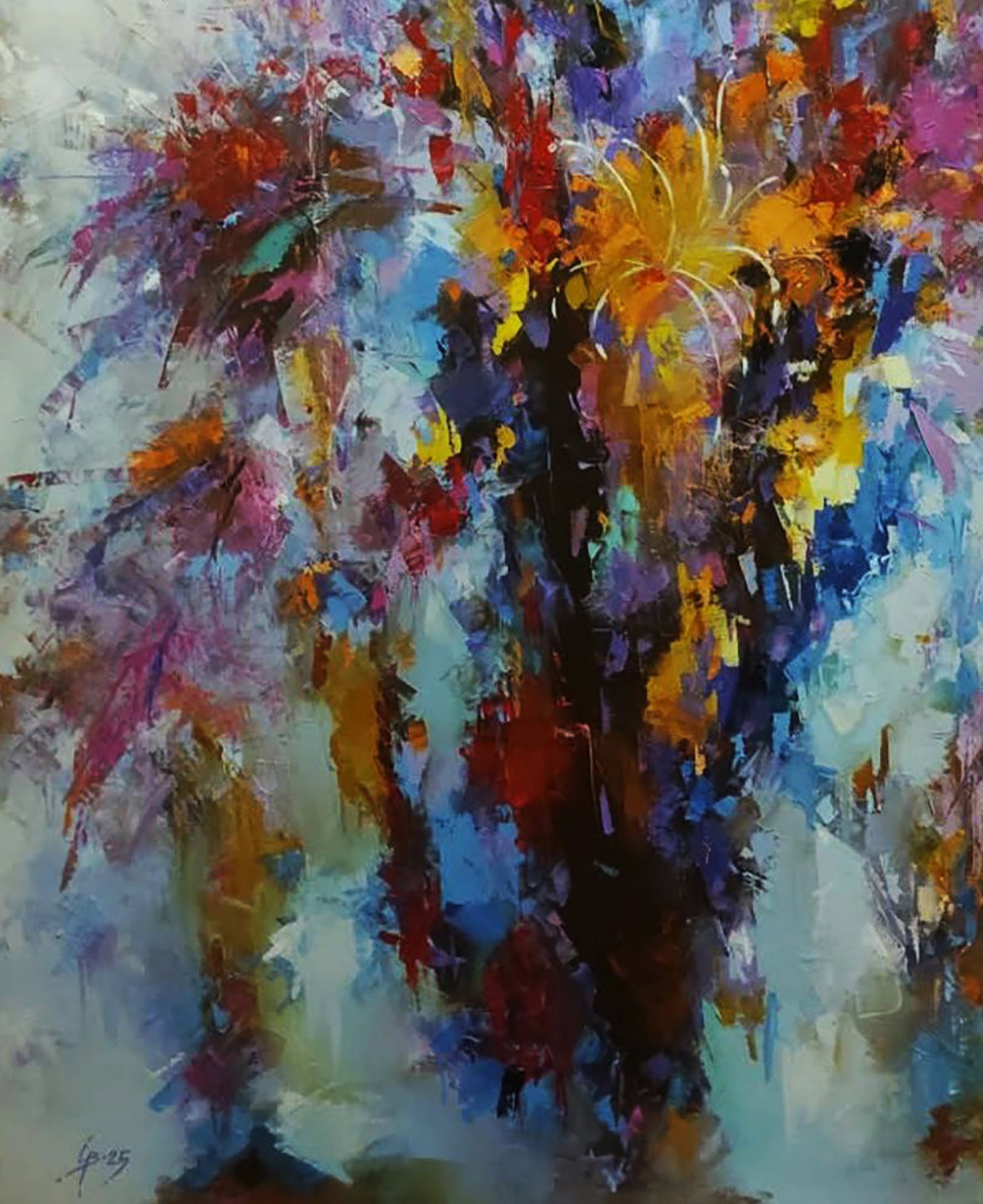 Oil painting Autumn kaleidoscope Stepan Verbeshchuk - 4