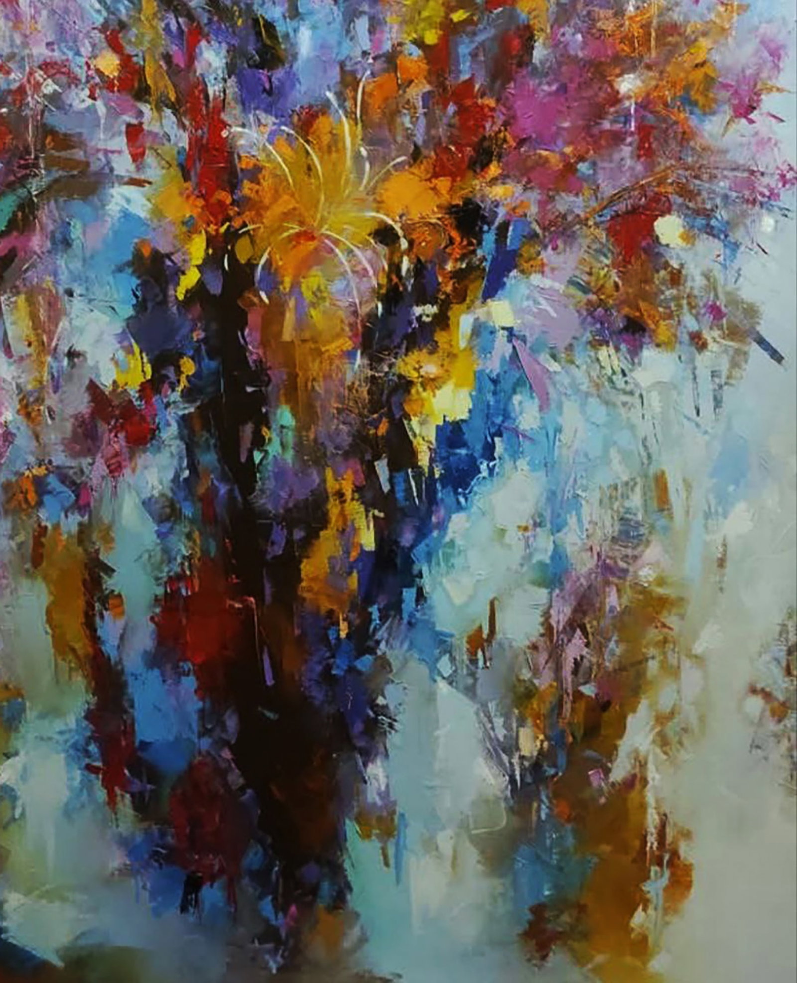 Oil painting Autumn kaleidoscope Stepan Verbeshchuk - 5