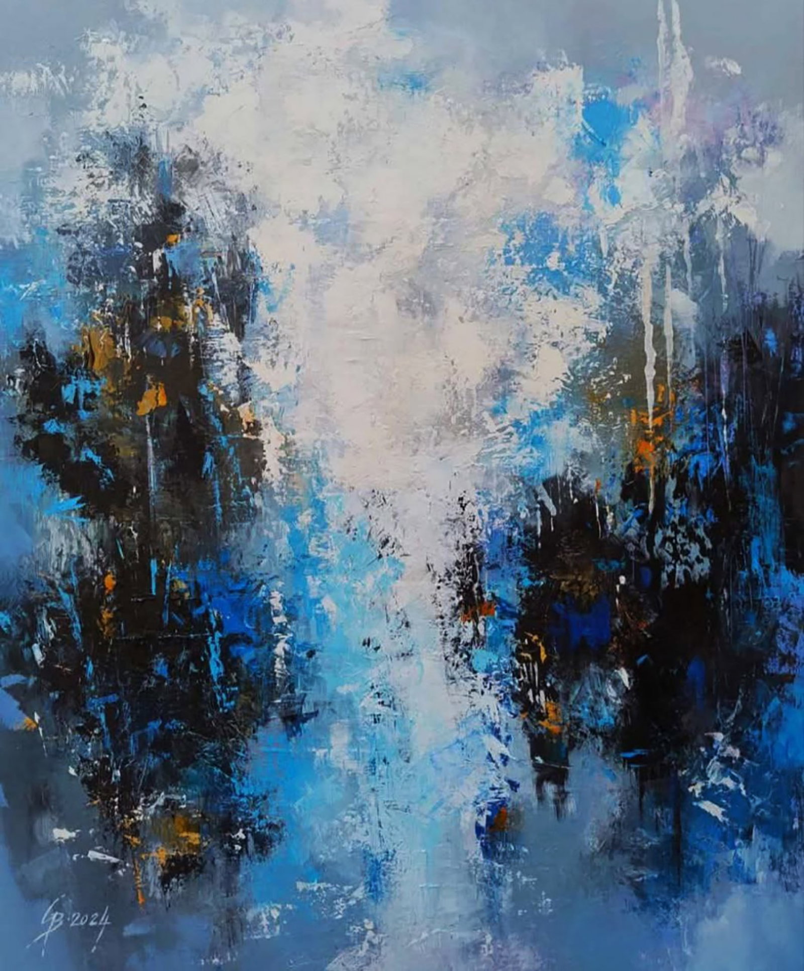 Oil painting After the storm Stepan Verbeshchuk: Title: Oil painting After the storm Stepan Verbeshchuk Description: 25VERBESH Painter: Stepan Verbeshchuk Size: 60x50 cm/23.62x19.68 inches Components: oil, canvas Original painting CONDITION: