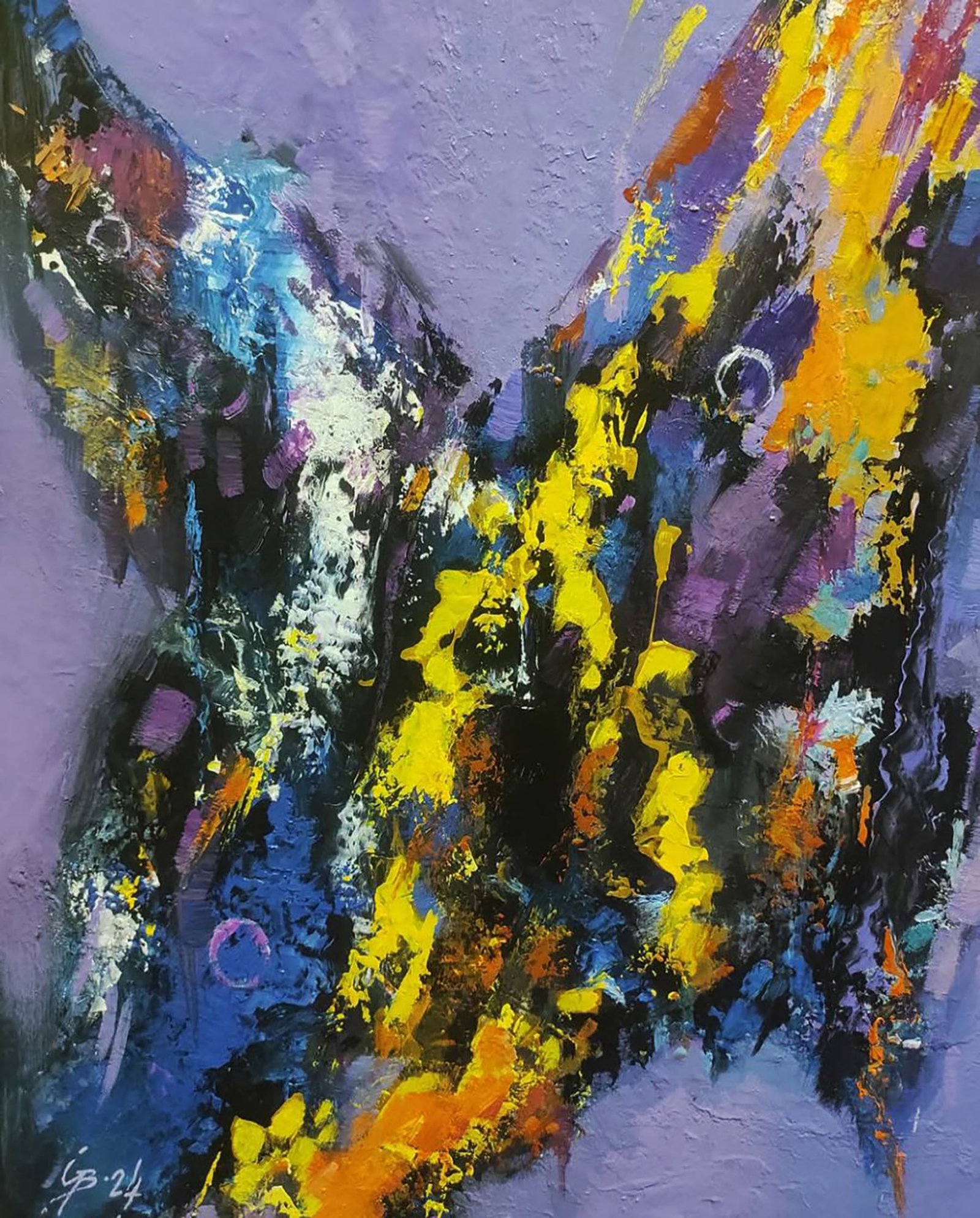 Oil painting Phantom of the Night Stepan Verbeshchuk: Title: Oil painting Phantom of the Night Stepan Verbeshchuk Description: 26VERBESH Painter: Stepan Verbeshchuk Size: 50x40 cm/19.68x15.74 inches Components: oil, canvas Original painting CONDITION: ex