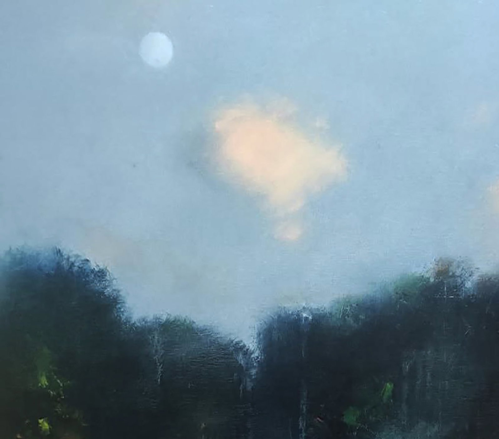 Oil painting Pink Cloud in the Endless Sky Stepan Verbeshchuk - 2