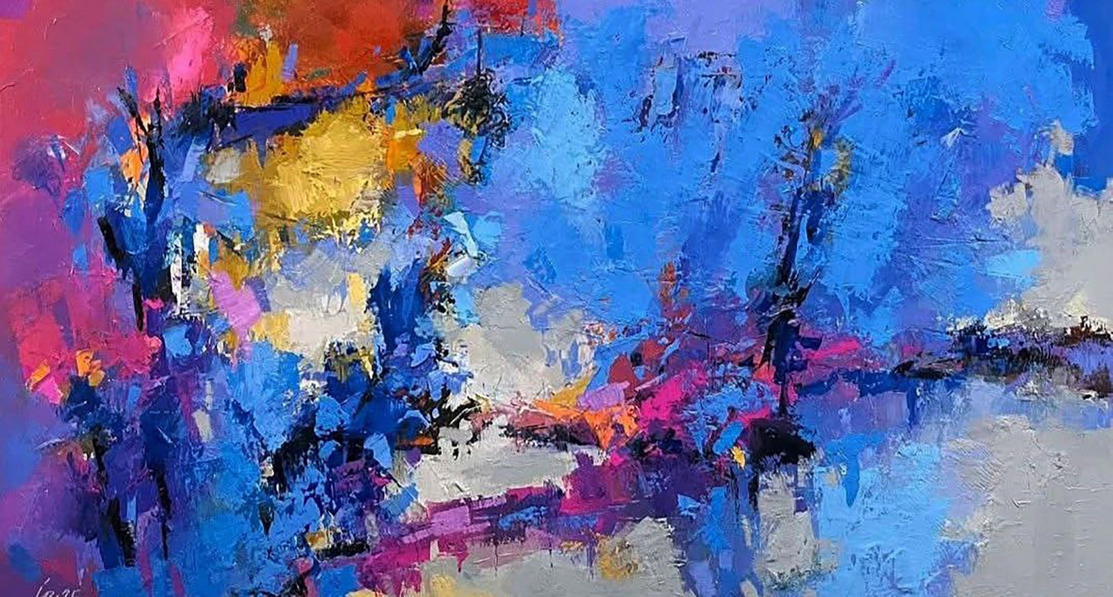 Oil painting About the southern night Stepan Verbeshchuk: Title: Oil painting About the southern night Stepan Verbeshchuk Description: 31VERBESH Painter: Stepan Verbeshchuk Size: 40x70 cm/15.74x27.55 inches Components: oil, canvas Original painting