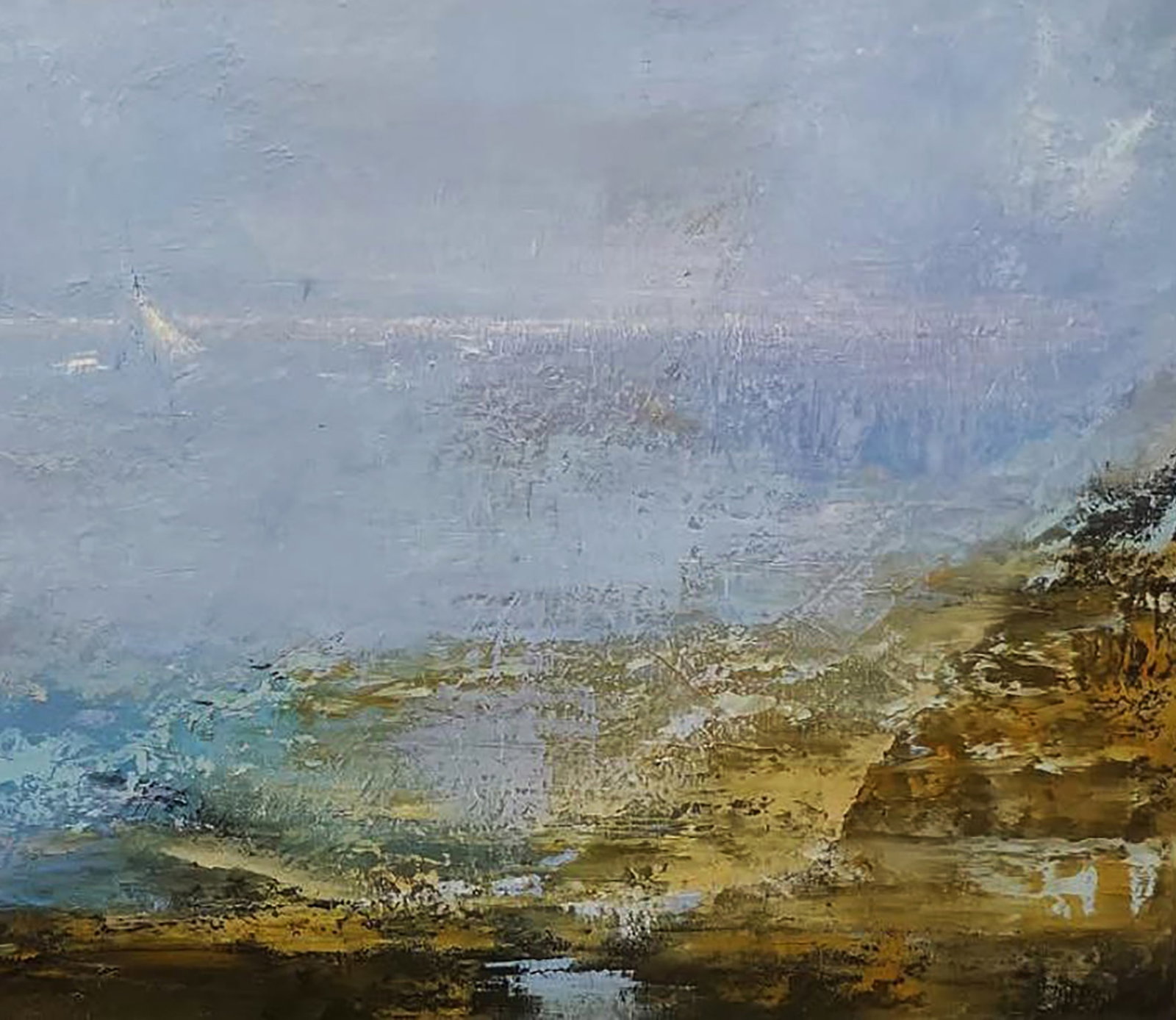 Oil painting Space Before the Mountains Stepan Verbeshchuk - 5