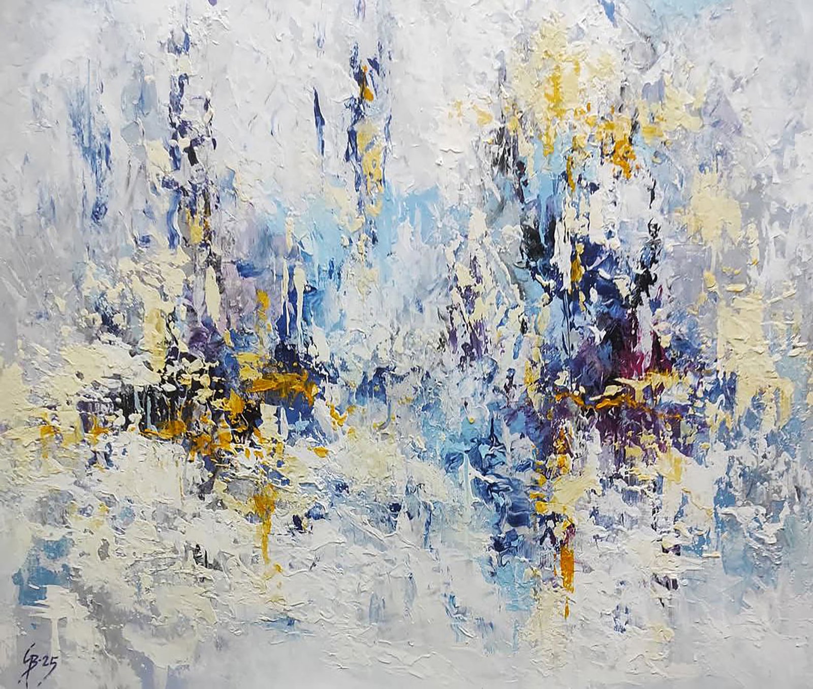 Acrylic painting Autumn Fog Before Winter Comes Stepan Verbeshchuk: Title: Acrylic painting Autumn Fog Before Winter Comes Stepan Verbeshchuk Description: 35VERBESH Painter: Stepan Verbeshchuk Size: 60x70 cm/23.62x27.55 inches Components: acrylic, canvas Original