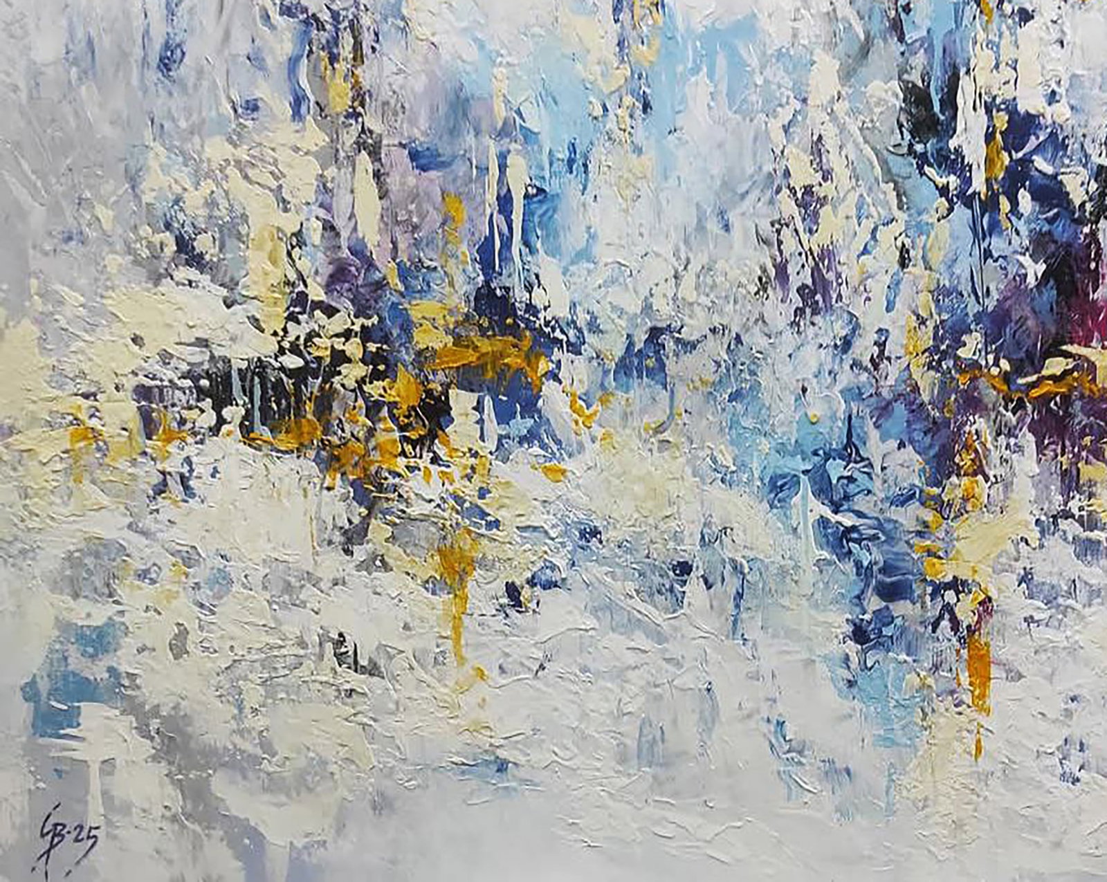 Acrylic painting Autumn Fog Before Winter Comes Stepan Verbeshchuk - 4