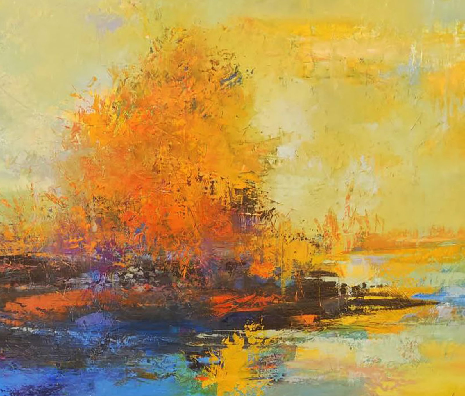 Oil painting Your Own Island in the Middle of the Sea Stepan Verbeshchuk - 5