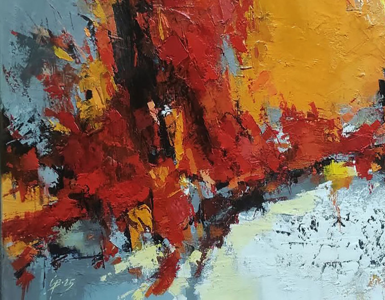 Oil painting About autumn again Stepan Verbeshchuk - 4