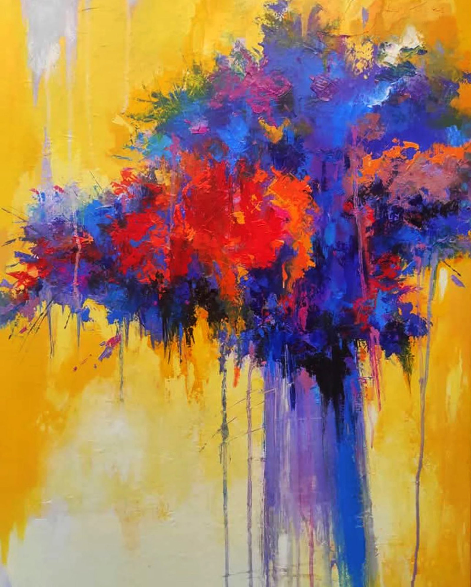 Oil painting Sunny Mood in a Vase Stepan Verbeshchuk: Title: Oil painting Sunny Mood in a Vase Stepan Verbeshchuk Description: 42VERBESH Painter: Stepan Verbeshchuk Size: 90x60 cm/35.43x23.62 inches Components: oil, canvas Original painting CONDITION: ex