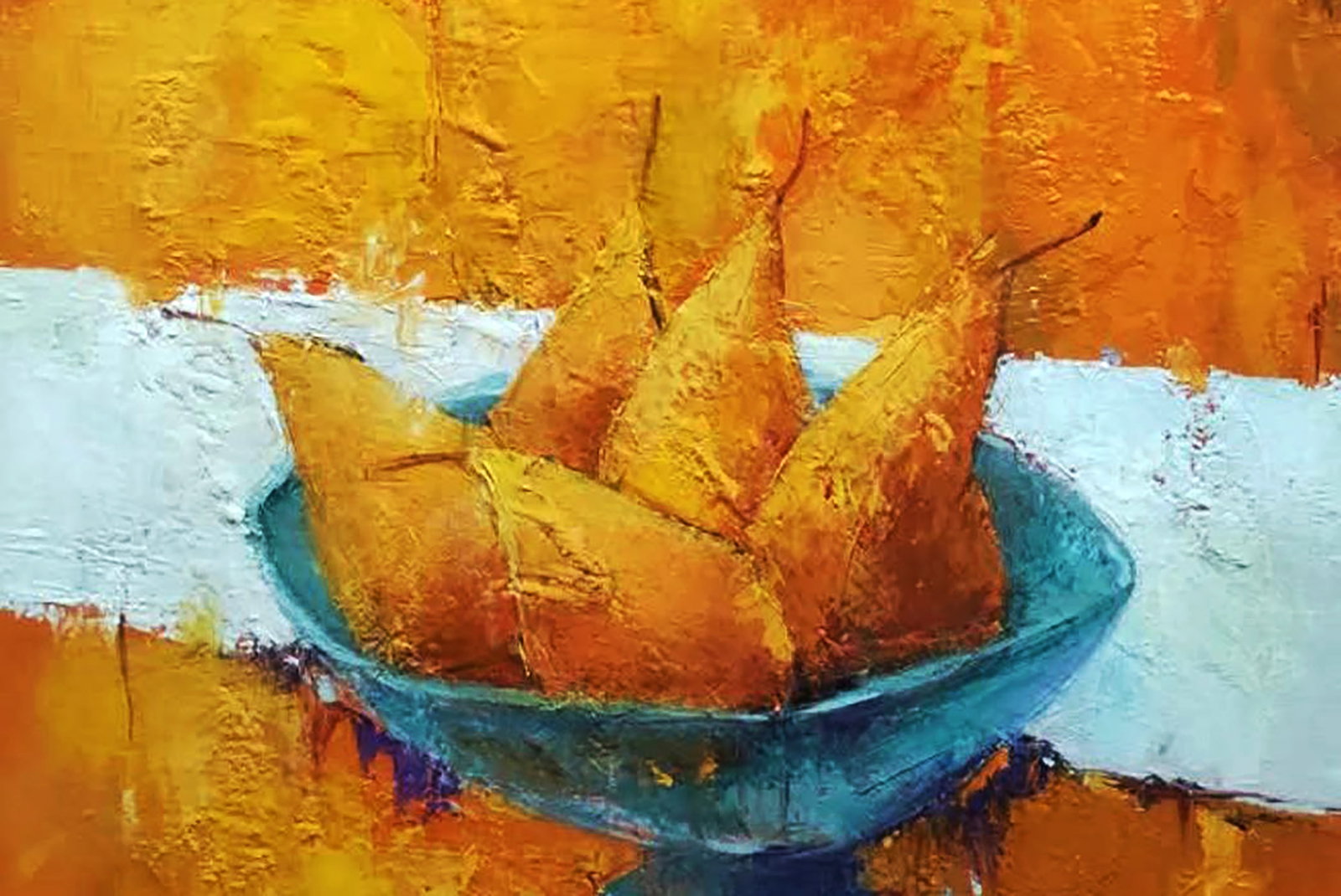 Oil painting These Pears in a Plate Stepan Verbeshchuk - 6