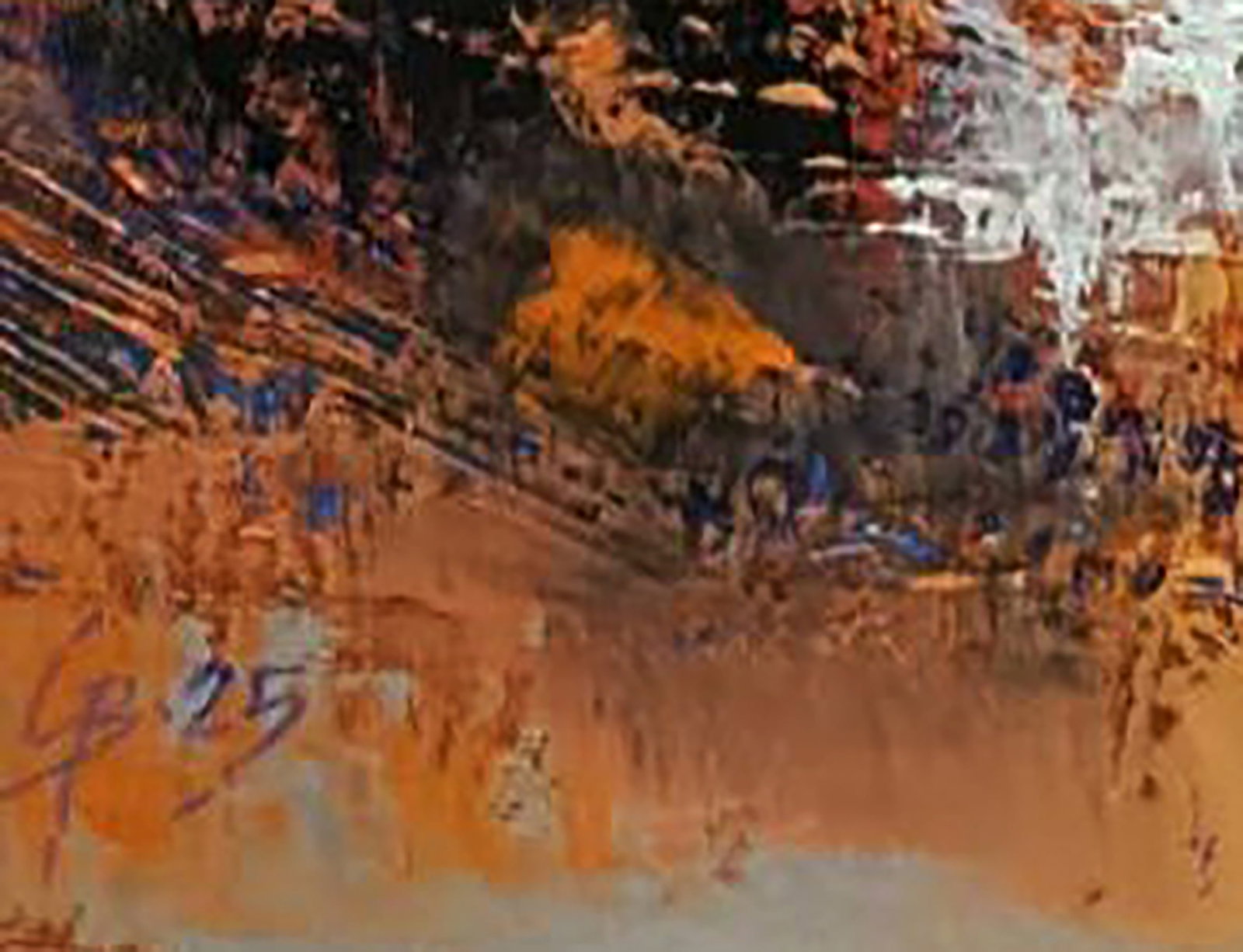 Oil painting A Quiet Evening in the Field Stepan Verbeshchuk - 6