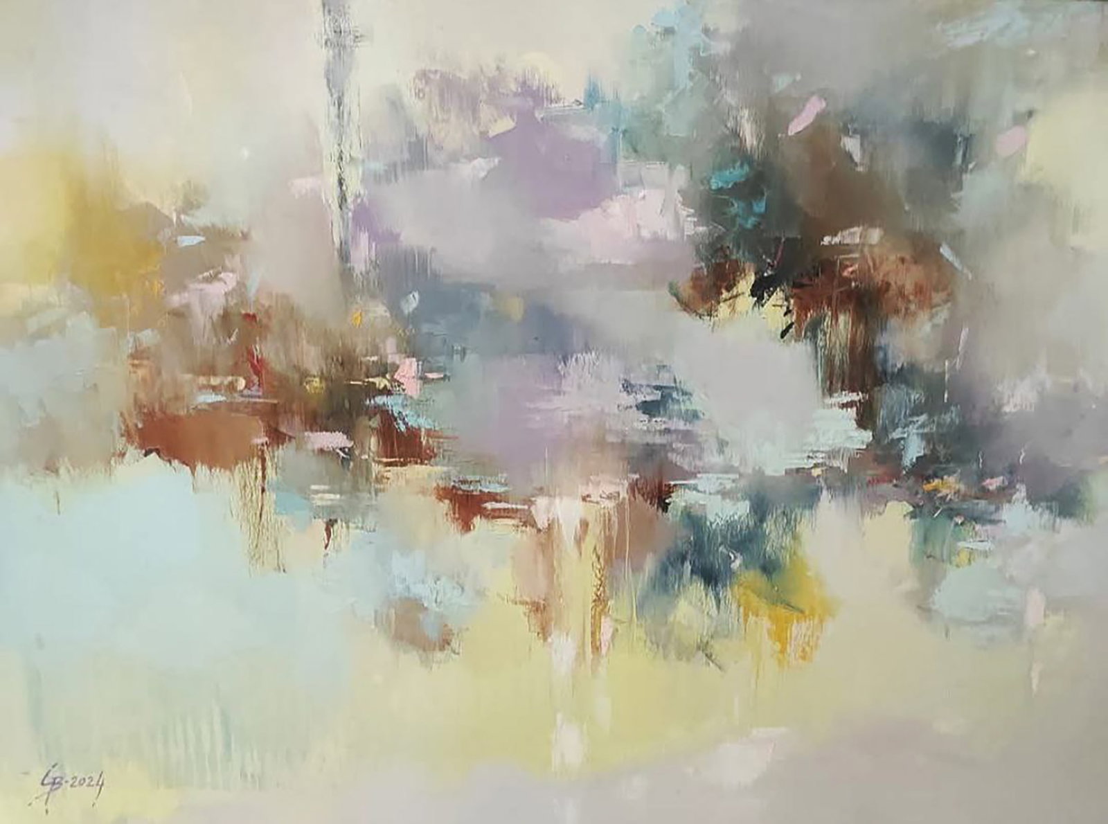 Oil painting Silence Before Dawn Stepan Verbeshchuk: Title: Oil painting Silence Before Dawn Stepan Verbeshchuk Description: 48VERBESH Painter: Stepan Verbeshchuk Size: 60x90 cm/23.62x35.43 inches Components: oil, canvas Original painting CONDITION: exc