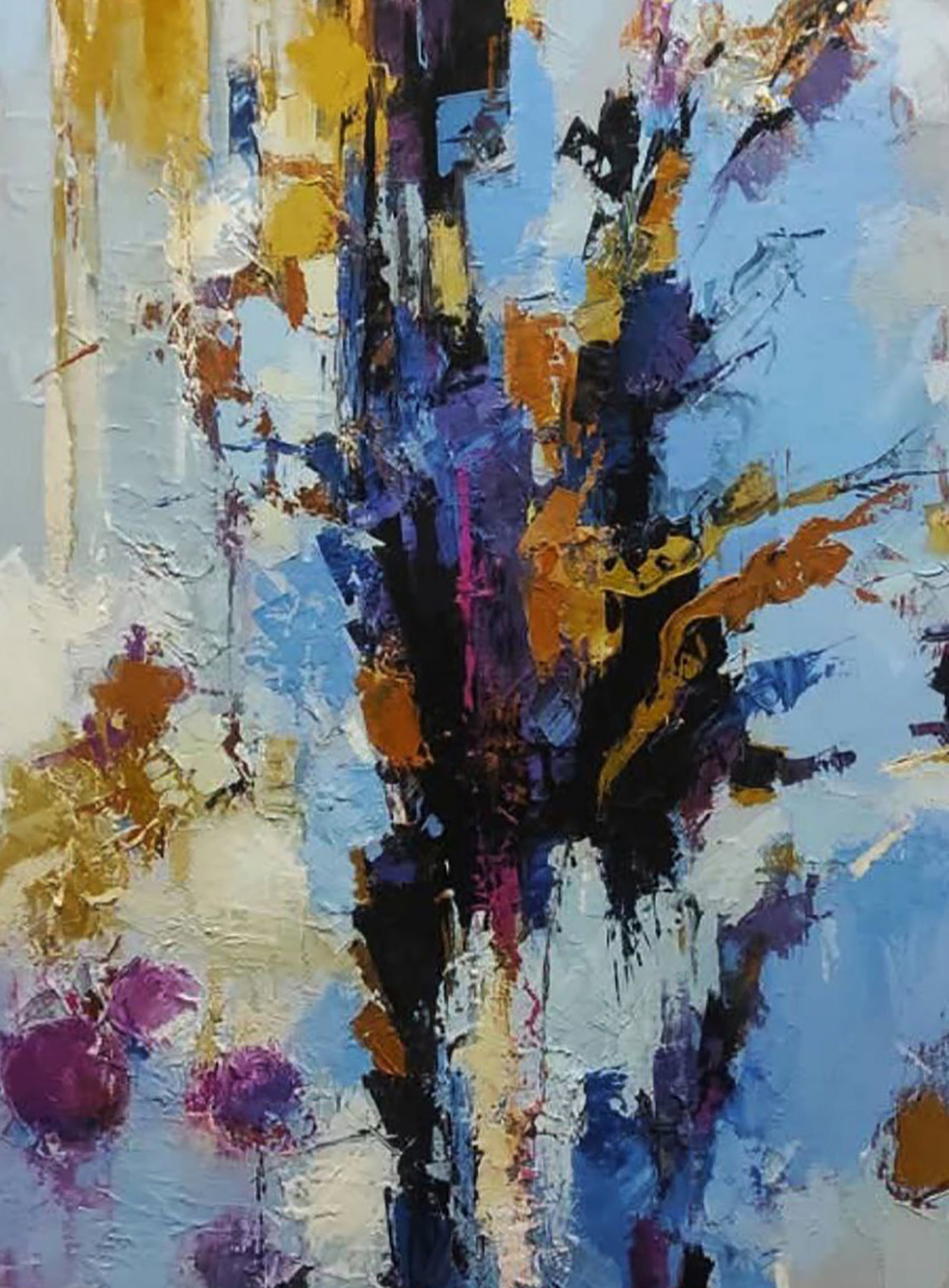 Oil painting Trail Through the Snowy Mountains Stepan Verbeshchuk - 6
