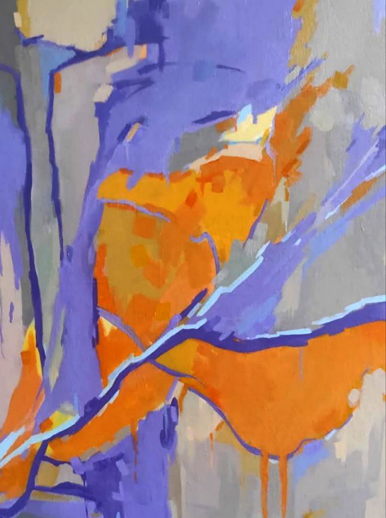 Oil painting Violet Mood at Dawn Stepan Verbeshchuk - 3
