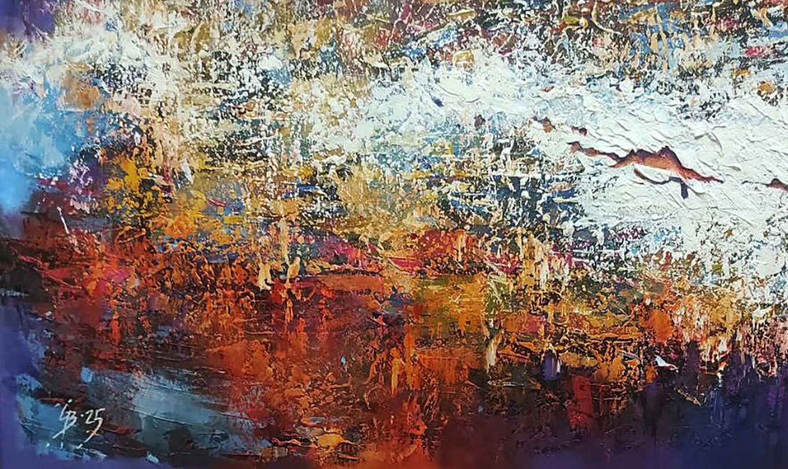 Oil painting Colors of an autumn morning Stepan Verbeshchuk - 4
