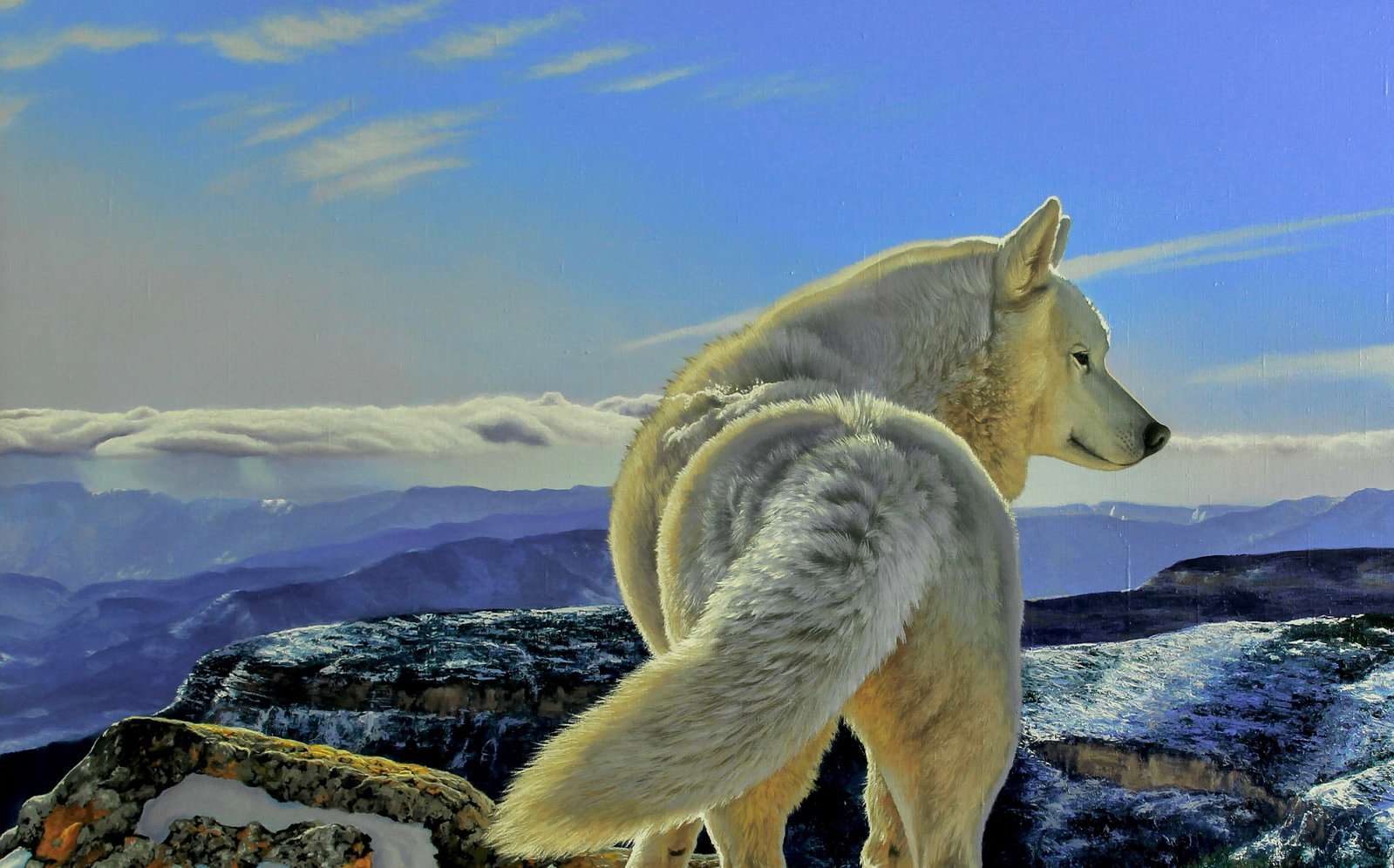 Oil painting Breath of the Mountains Kateryna Bukuros - 2