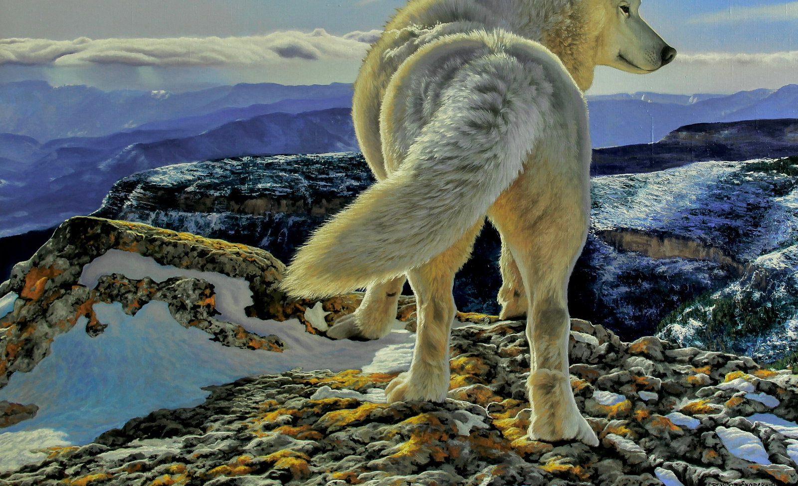 Oil painting Breath of the Mountains Kateryna Bukuros - 4
