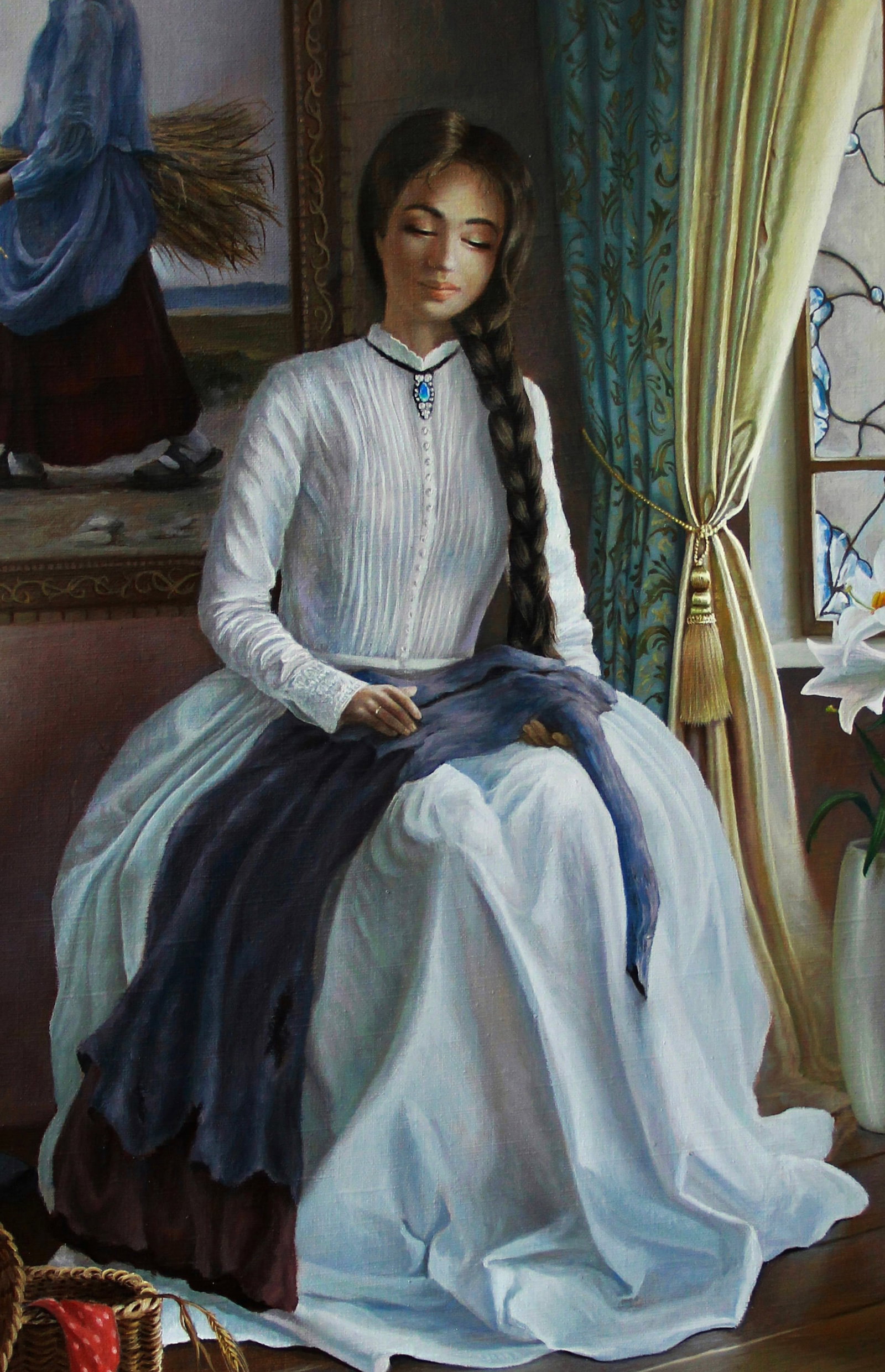 Oil painting A Little Parable Kateryna Bukuros - 6