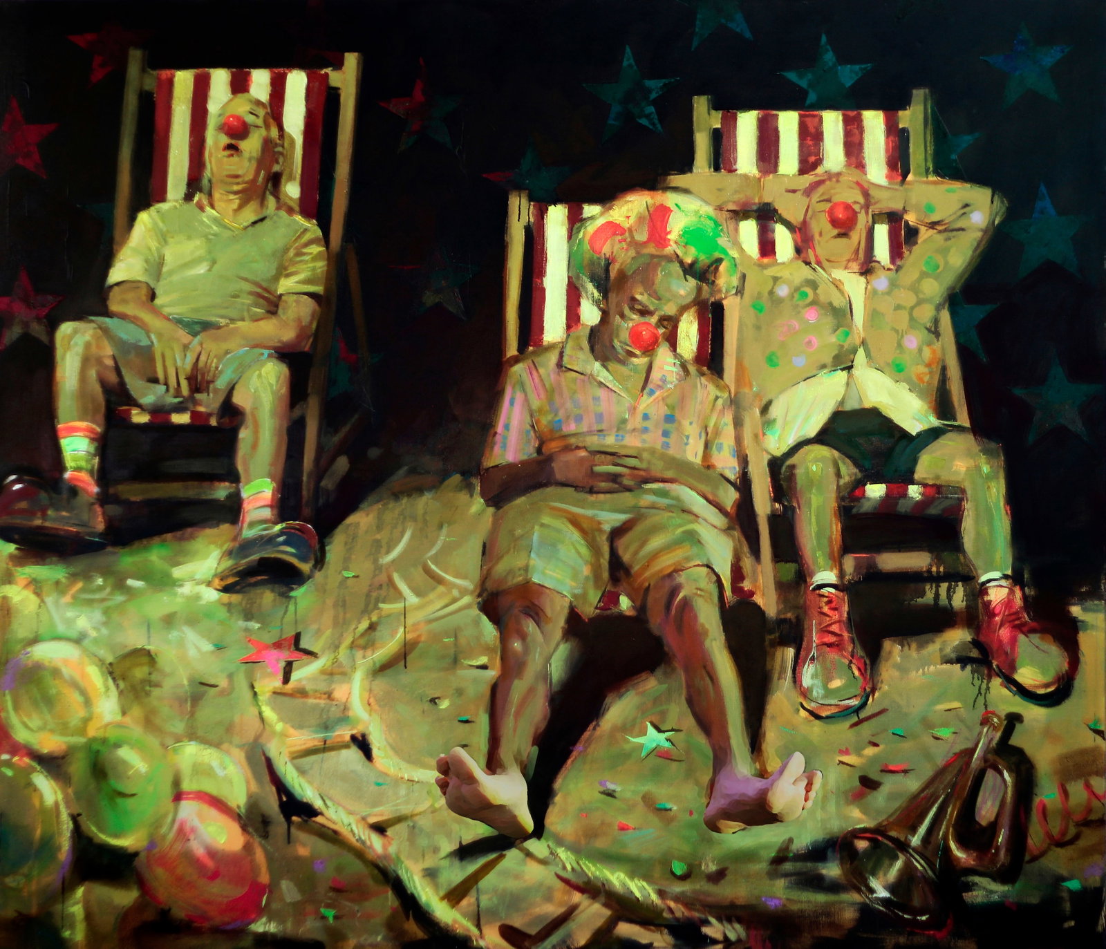 Oil painting Happy time Ed Potapenkov: Title: Oil painting Happy time Ed Potapenkov Description: 20POTAP Painter: Ed Potapenkov Size: 150x170 cm/59.05x66.92 inches Components: oil, canvas Original painting CONDITION: excellent ARTIST: Ed P