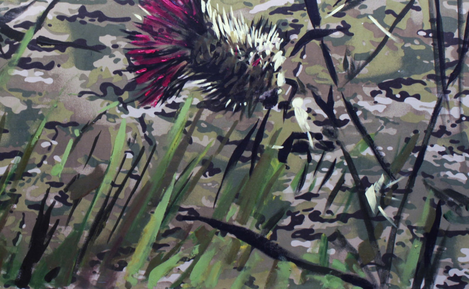 Oil painting Thistles Ed Potapenkov - 5