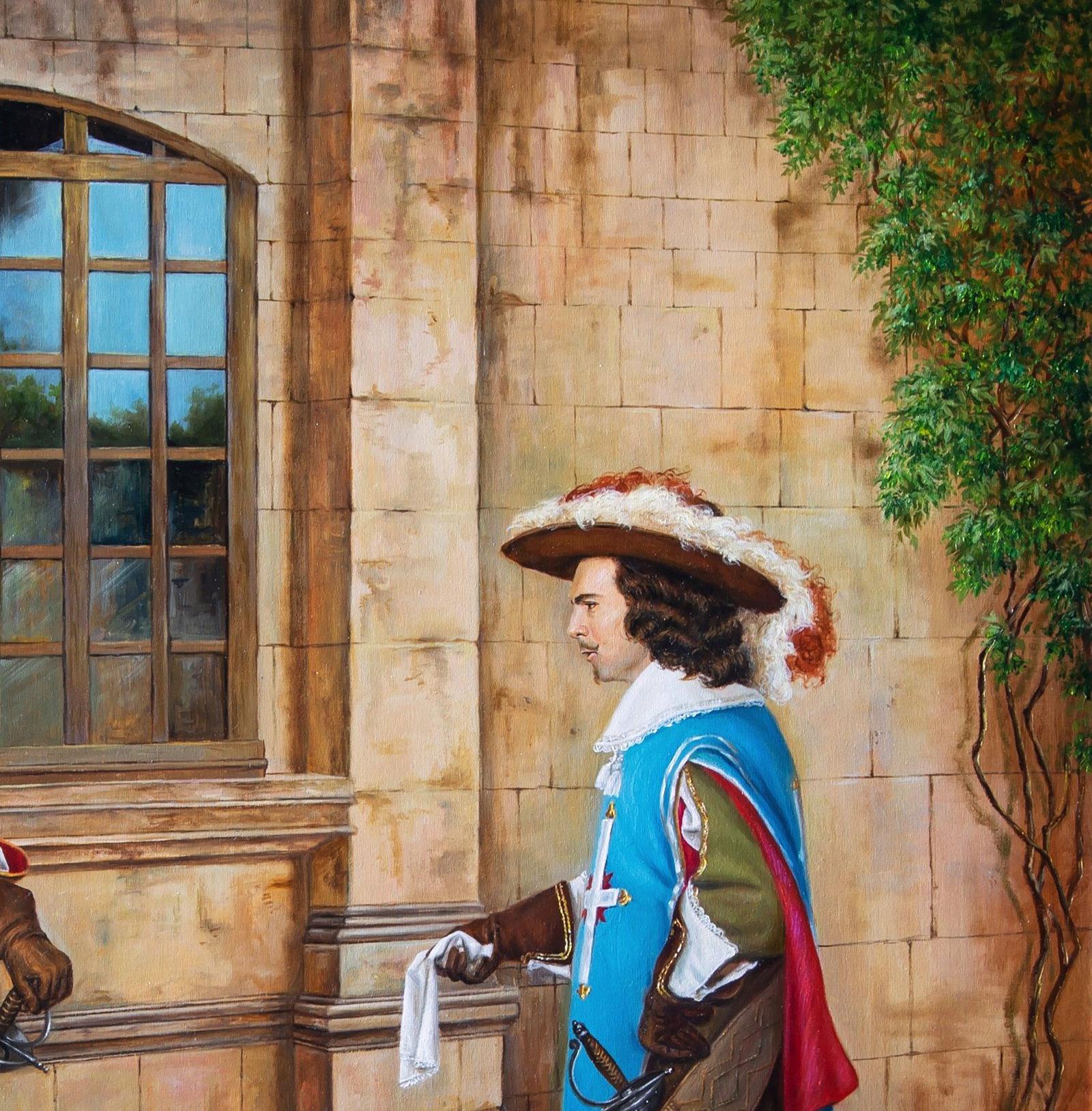 Oil painting Paris is not paved with handkerchiefs Valeriy Bulat - 5