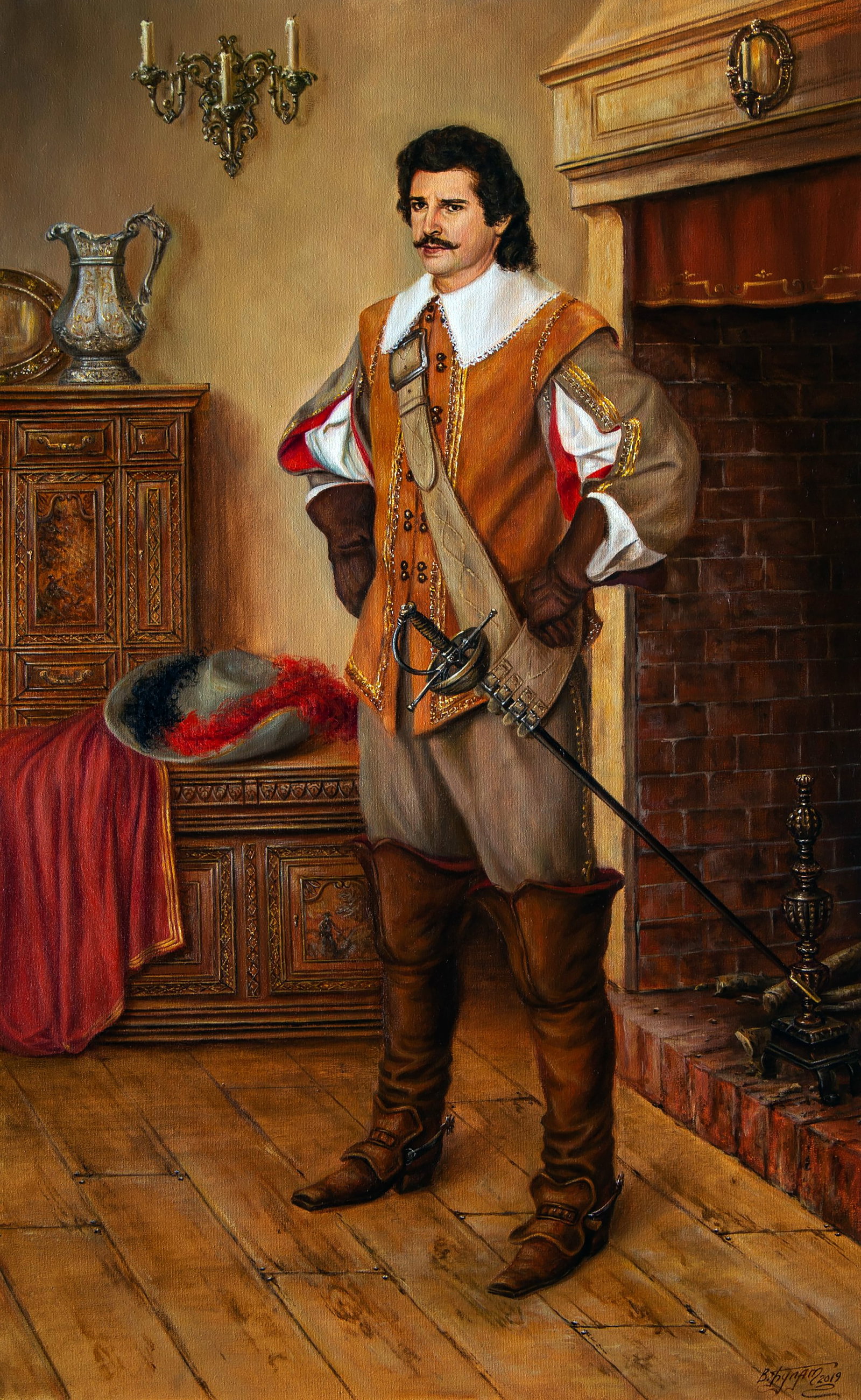Oil painting I will carry out my plan Valeriy Bulat (1 of 7)