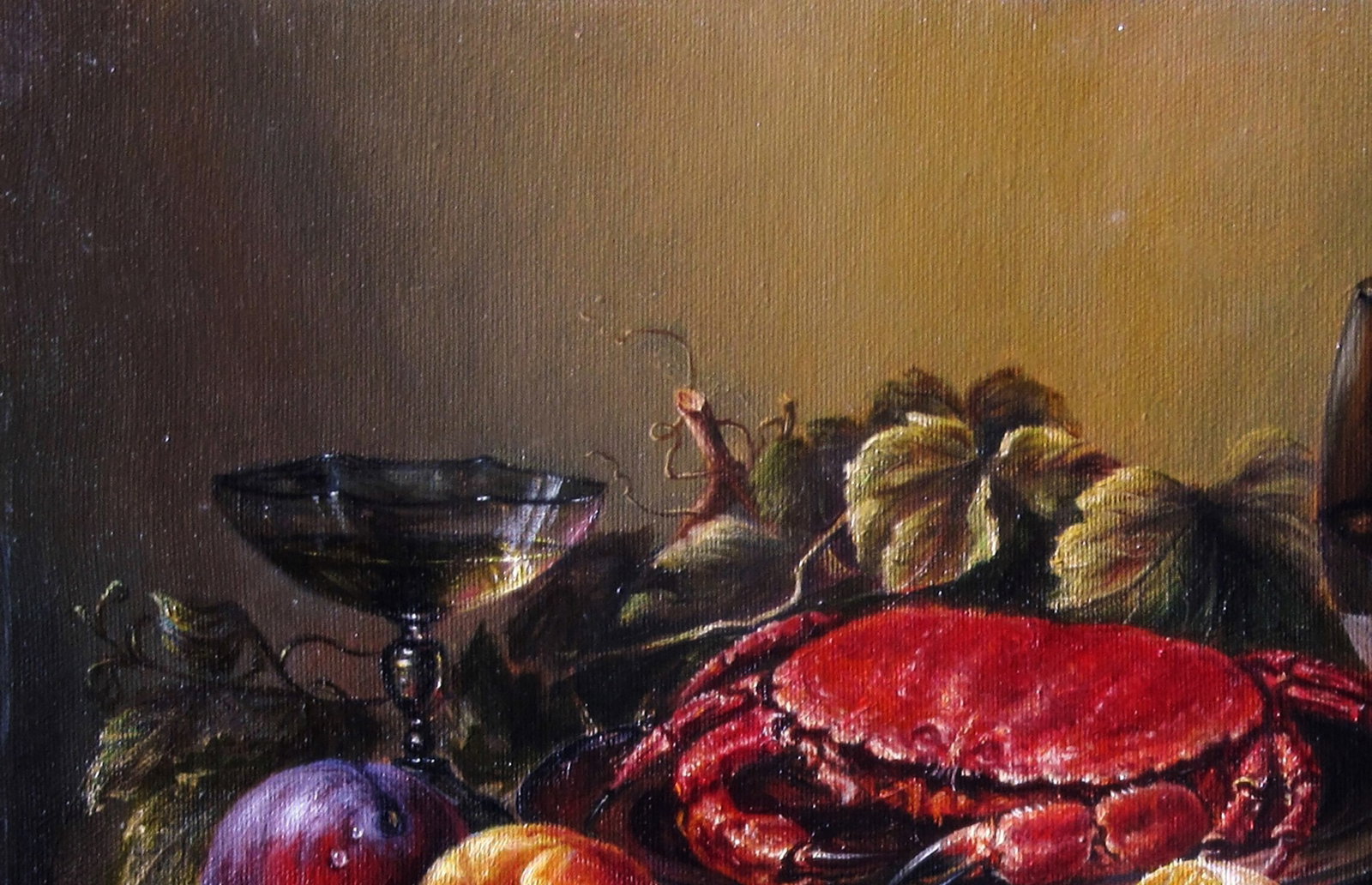 Oil painting Still life with a crab Valeriy Bulat - 4