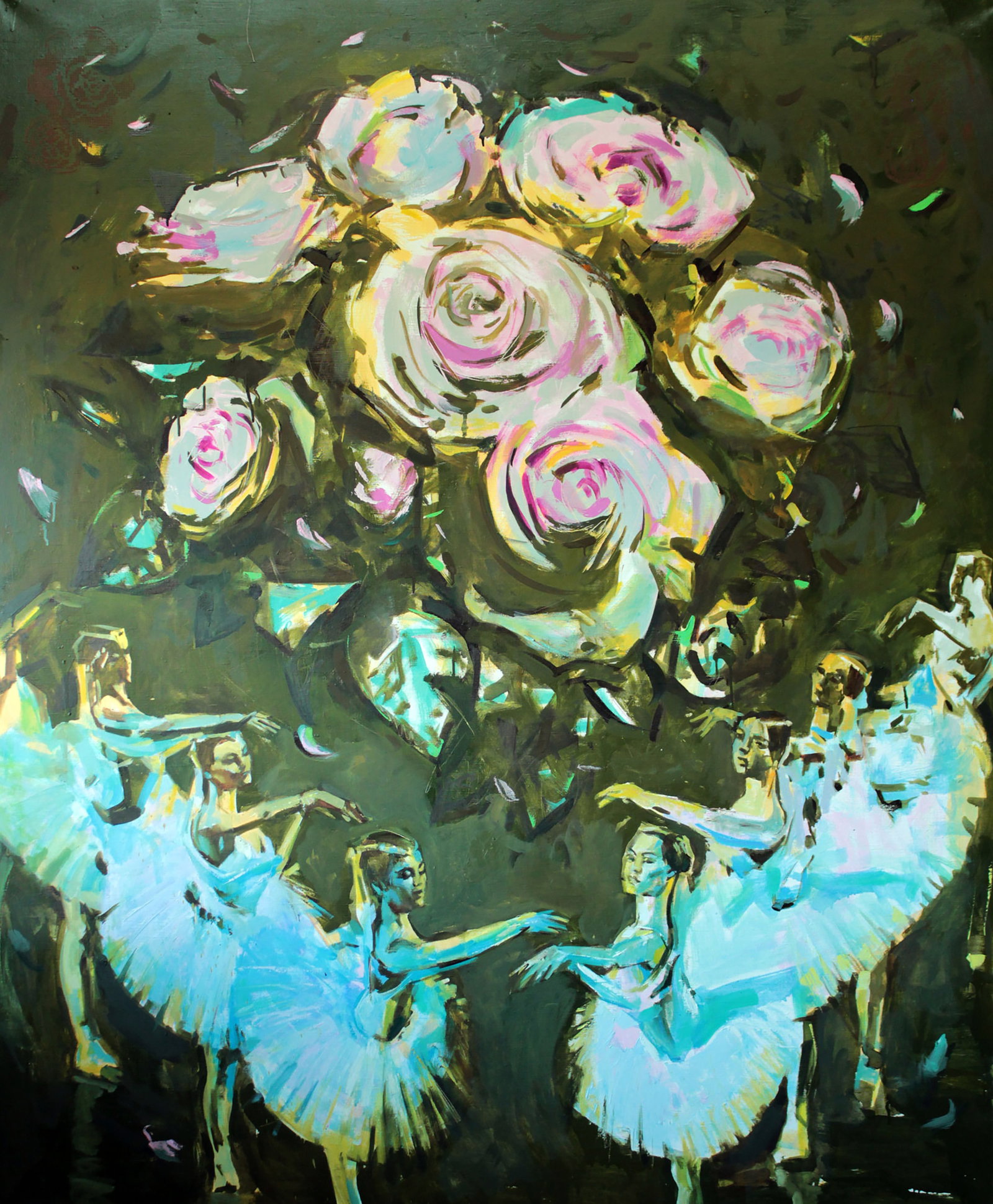 Oil painting Ovation Ed Potapenkov: Title: Oil painting Ovation Ed Potapenkov Description: 65POTAP Painter: Ed Potapenkov Size: 170x140 cm/66.92x55.11 inches Components: oil, canvas Original painting CONDITION: excellent ARTIST: Ed Pota