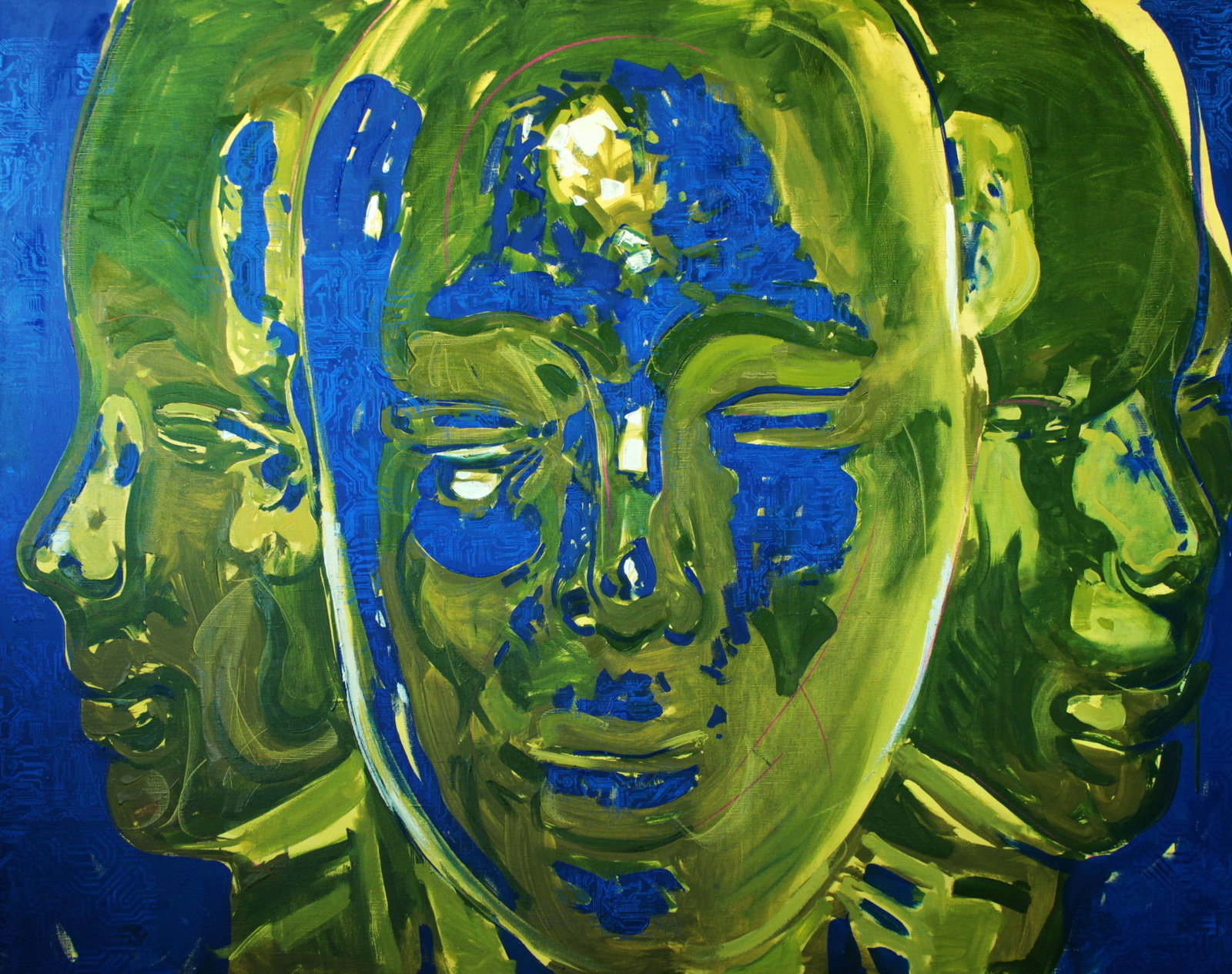 Oil painting Janus Ed Potapenkov: Title: Oil painting Janus Ed Potapenkov Description: 90POTAP Painter: Ed Potapenkov Size: 110x140 cm/43.30x55.11 inches Components: oil, canvas Original painting CONDITION: excellent ARTIST: Ed