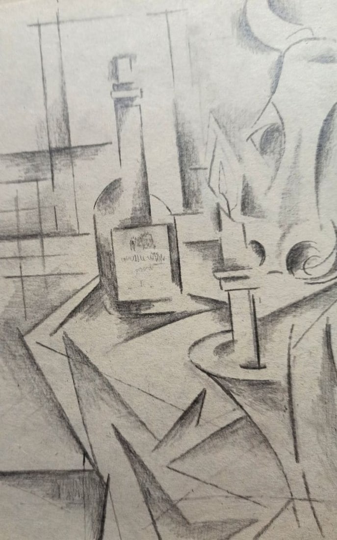 Abstract pencil painting Still life Peter Tovpev - 2