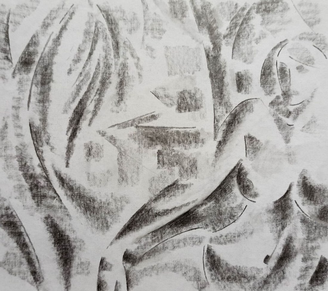 Abstract pencil painting Portrait of a naked girl Peter Tovpev: Title: Abstract pencil painting Portrait of a naked girl Peter Tovpev Description: NoDobr 555 *** ABOUT THIS PAINTING *** * TITLE: "Portrait of a naked girl" * ARTISTS: Peter Tovpev * SIZE: 16x18 cm/'