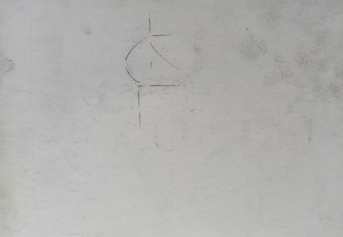 Abstract pencil painting City center Peter Tovpev - 4