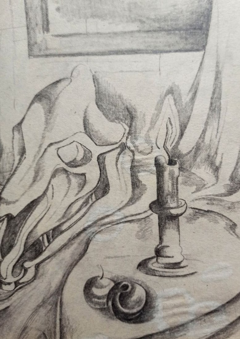 Abstract pencil painting Still life Peter Tovpev - 3
