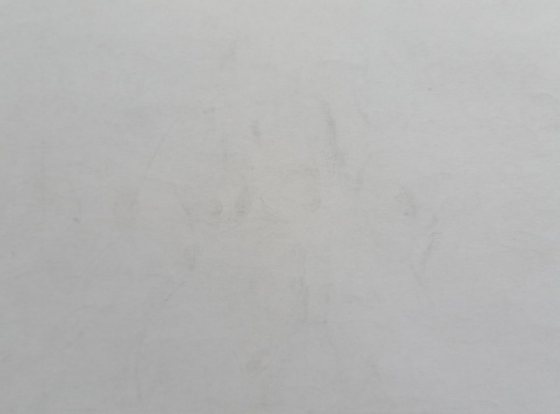 Abstract pencil painting Portrait of naked girls Peter Tovpev - 4