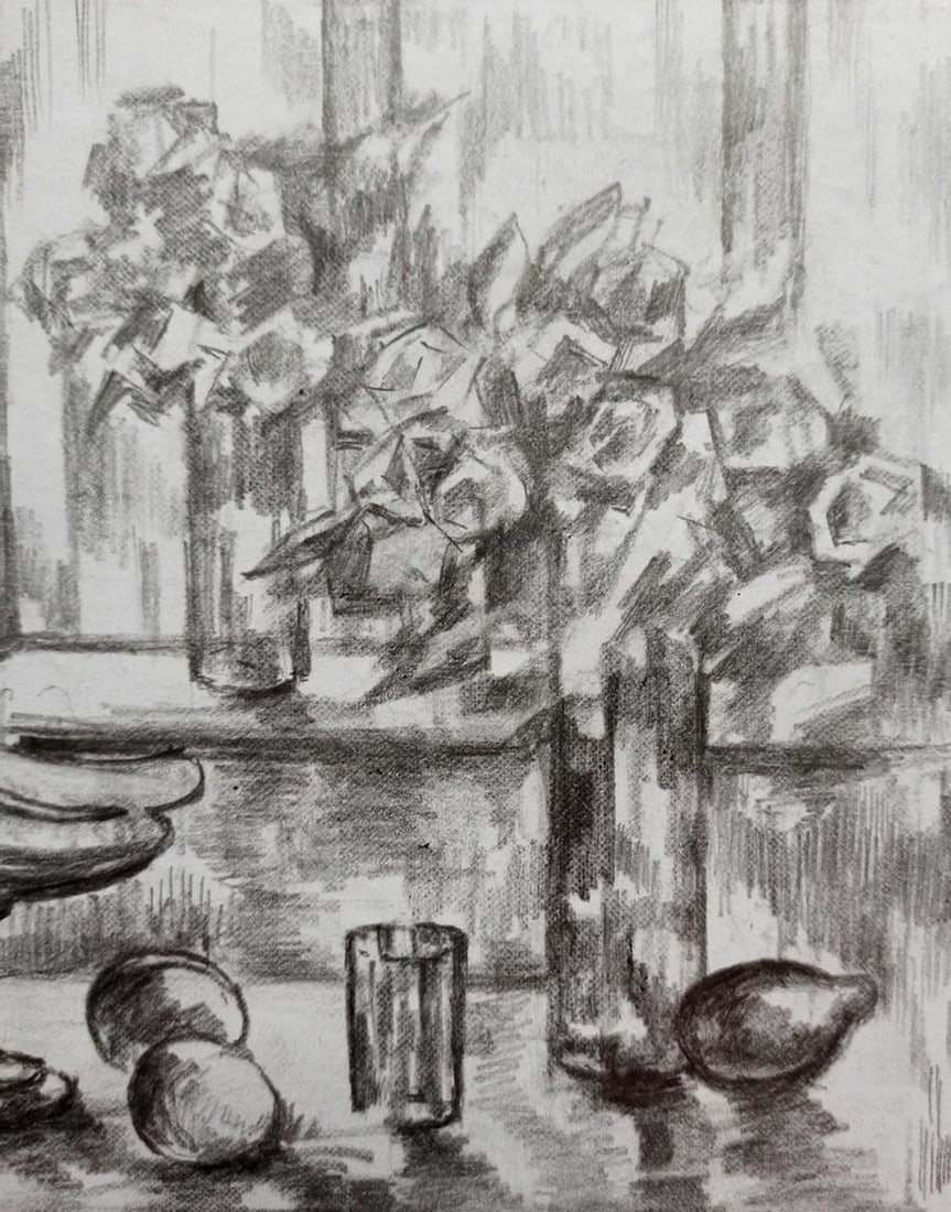 Pencil painting Still life Peter Tovpev - 3