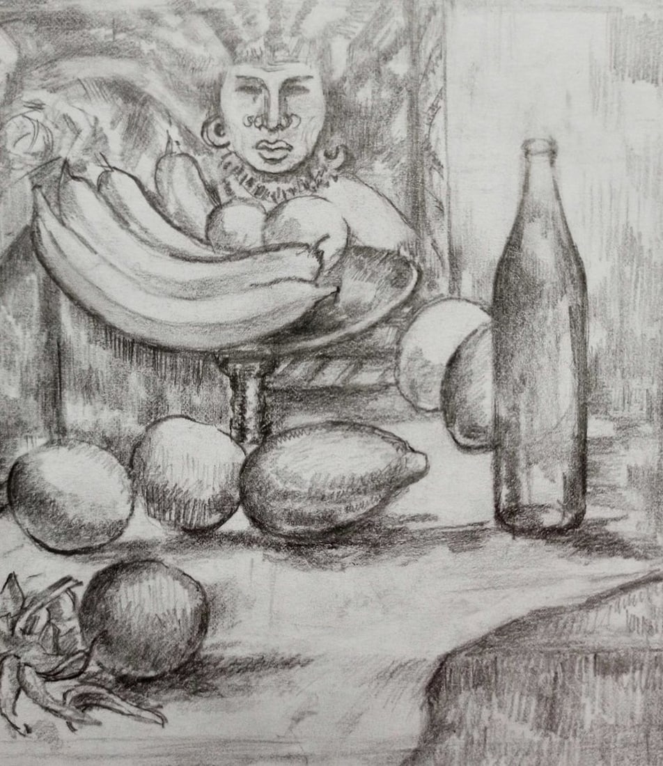 Pencil painting Still life Peter Tovpev - 3