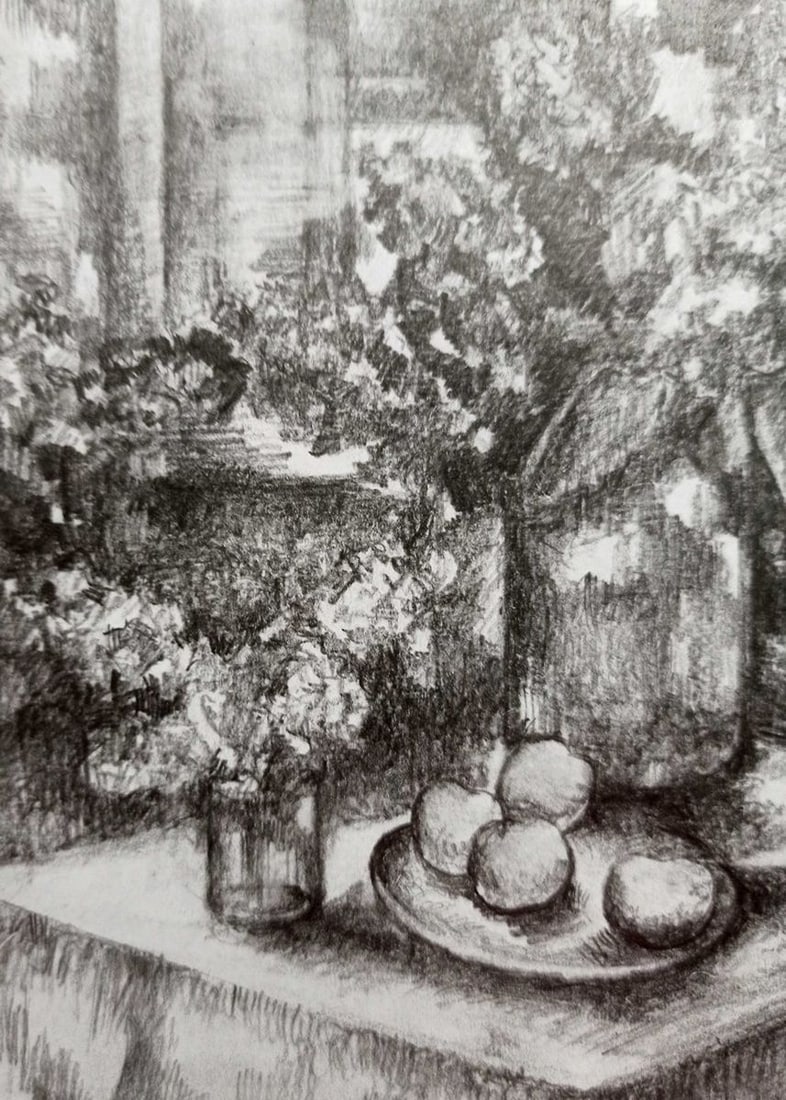 Pencil painting Still life Peter Tovpev - 2