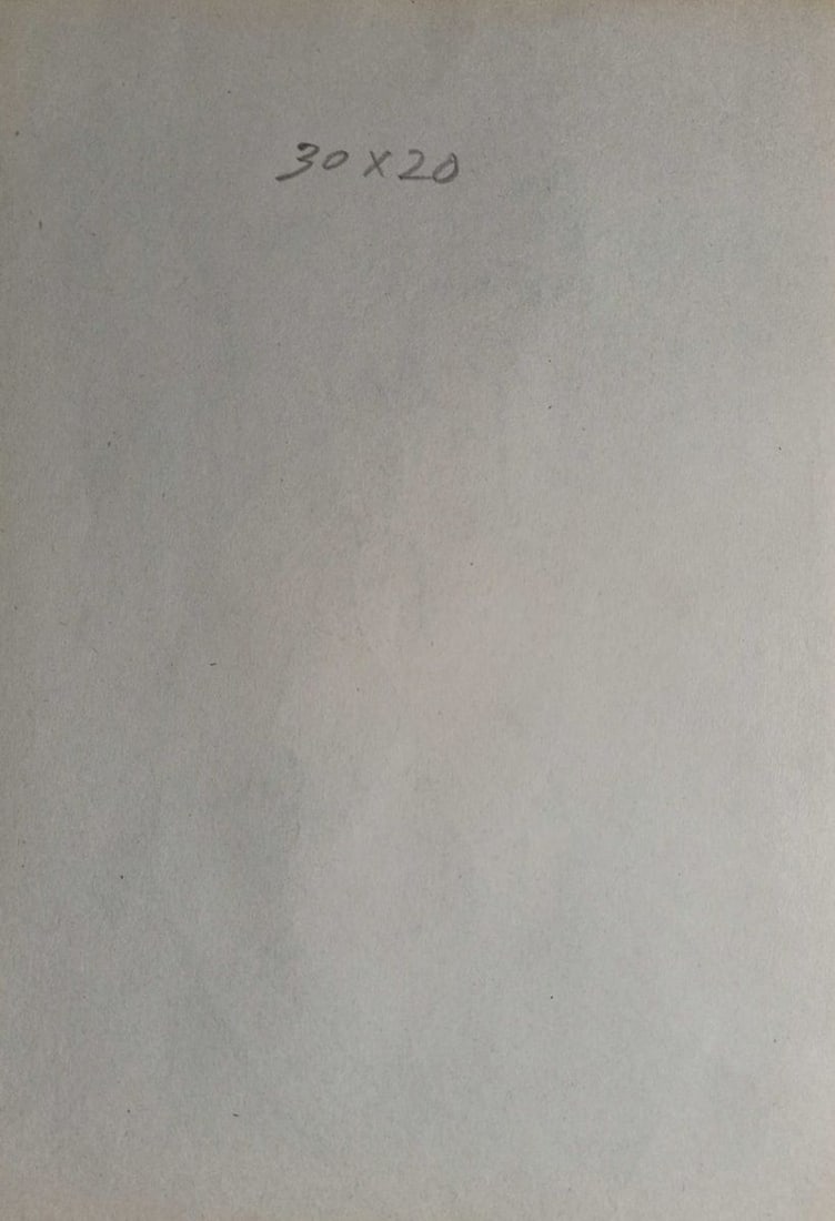 Abstract pencil painting Portrait of a naked girl Peter Tovpev - 4
