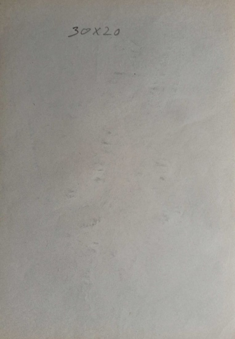Abstract pencil painting Portrait of a naked girl Peter Tovpev - 4