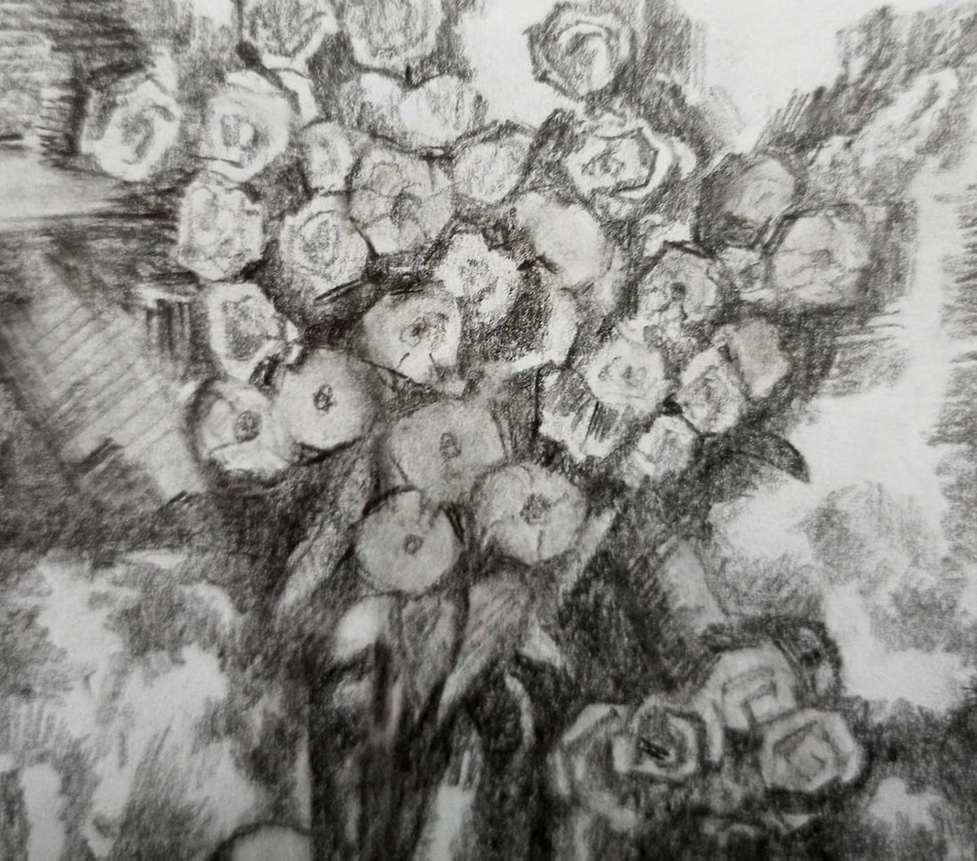 Pencil painting Still life Peter Tovpev - 2
