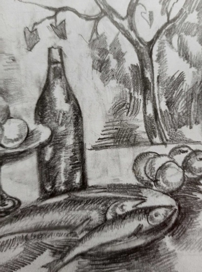 Pencil painting Still life Peter Tovpev - 3