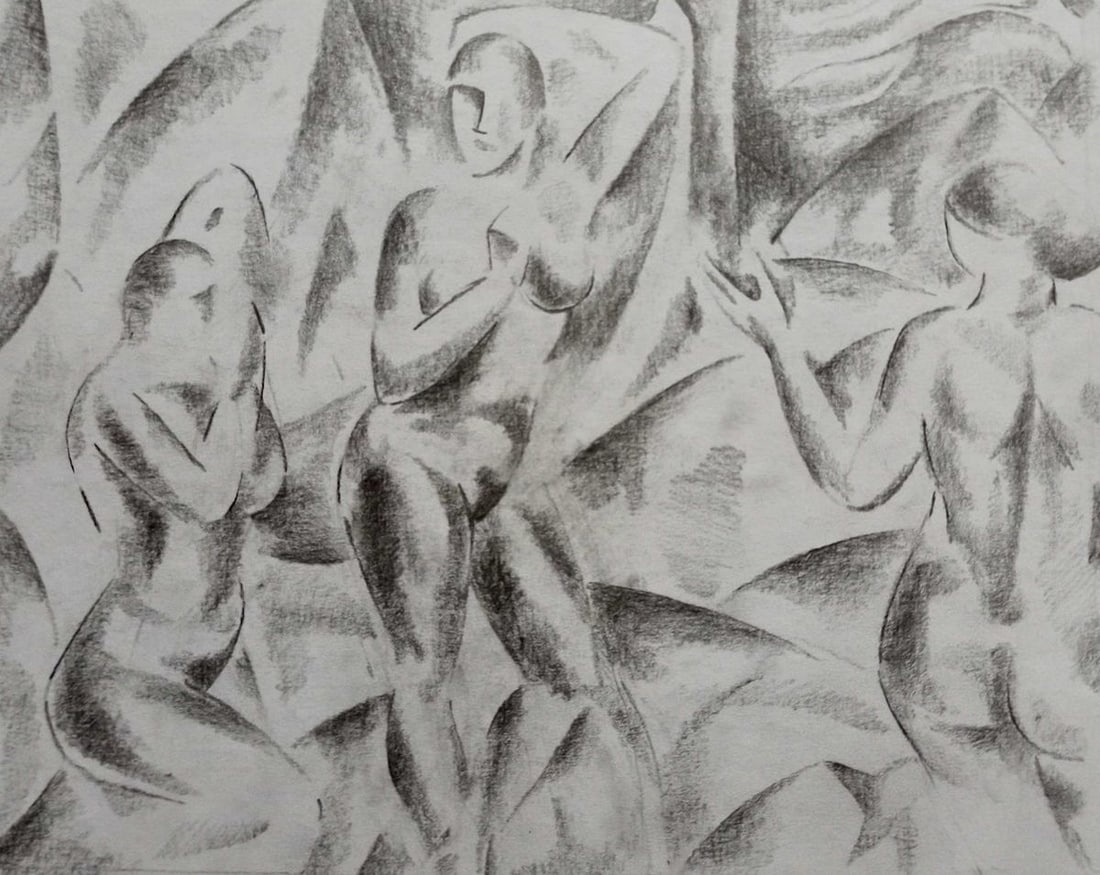 Abstract pencil painting Naked girls Peter Tovpev: Title: Abstract pencil painting Naked girls Peter Tovpev Description: NoDobr 716 *** ABOUT THIS PAINTING *** * TITLE: "Naked girls" * ARTISTS: Peter Tovpev * SIZE: 16x20 cm/'6.29x7.87 inches' *