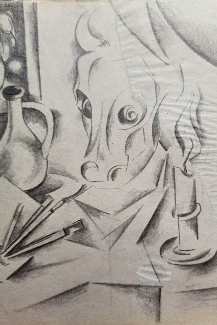 Pencil painting Still life Peter Tovpev - 3