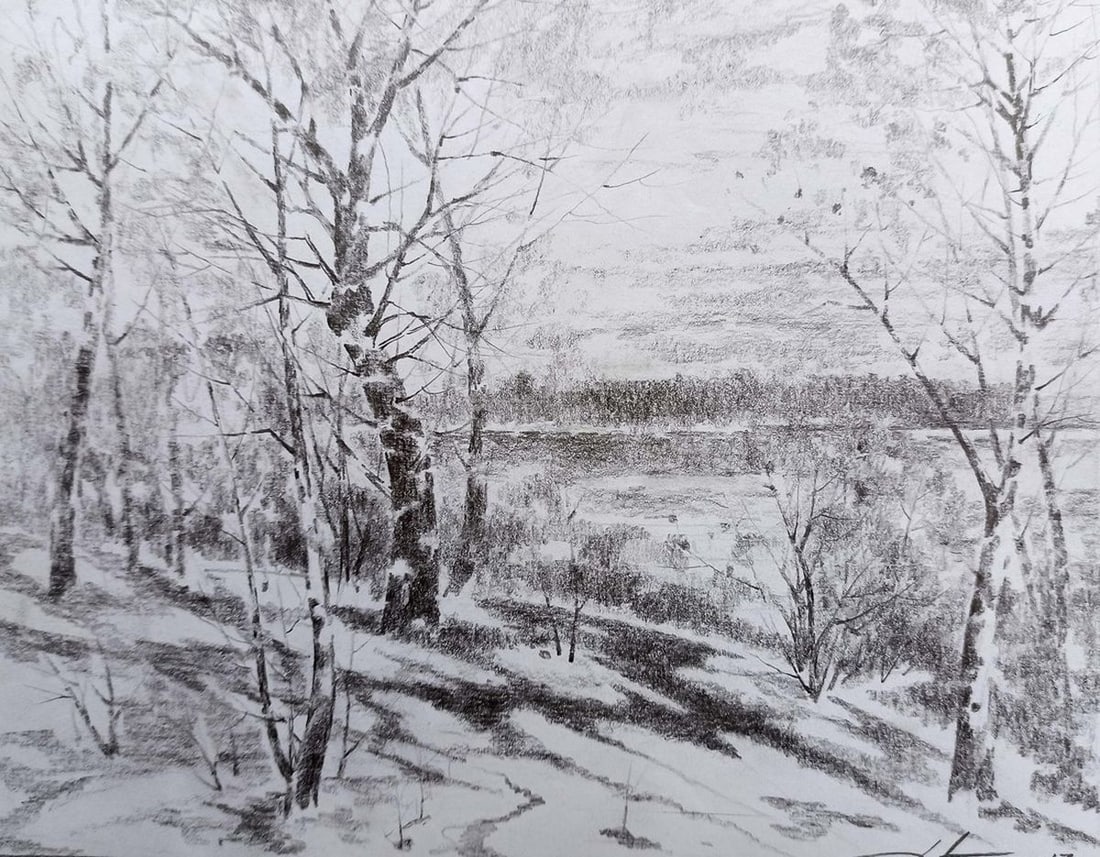 Pencil painting Beauty of nature Peter Tovpev: Title: Pencil painting Beauty of nature Peter Tovpev Description: NoDobr 324 *** ABOUT THIS PAINTING *** * TITLE: "Beauty of nature" * ARTISTS: Peter Tovpev * SIZE: 19x24 cm/'7.48x9.44 inches' * MEDIU