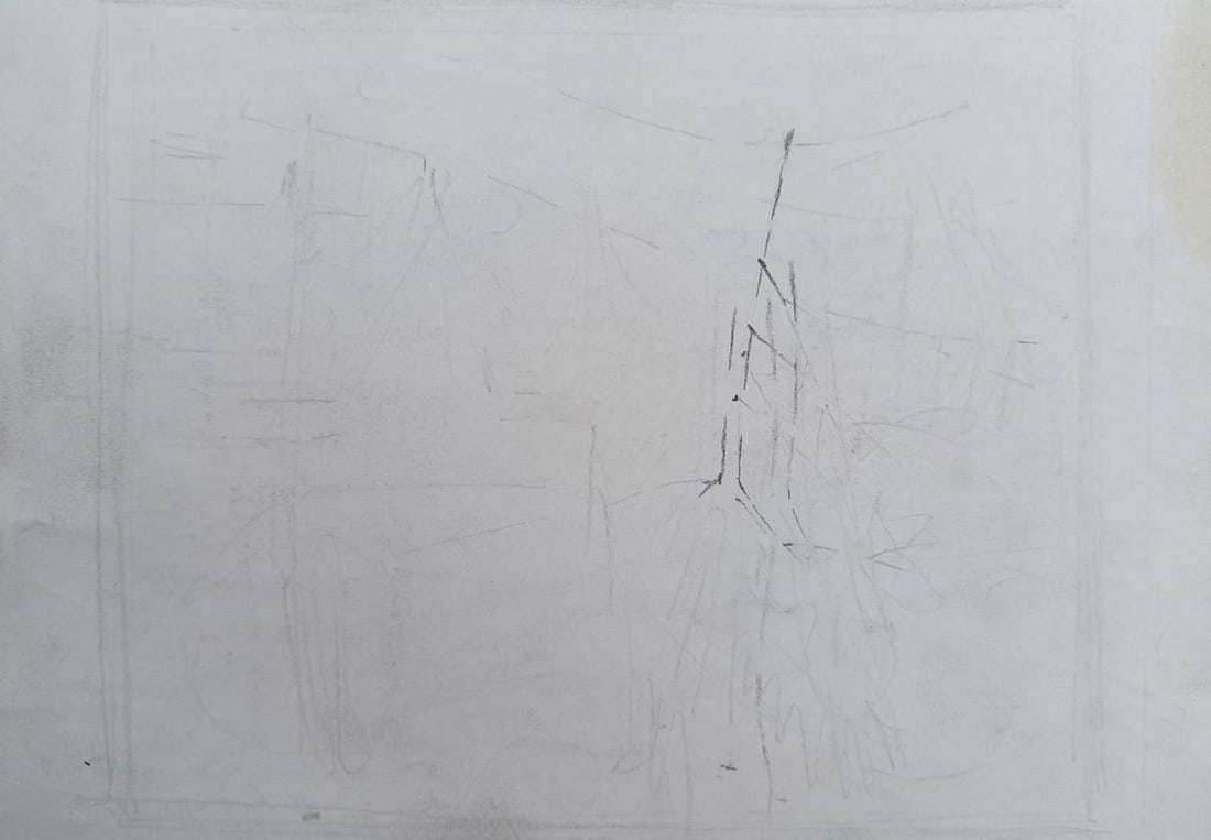 Pencil painting Beauty of nature Peter Tovpev - 4