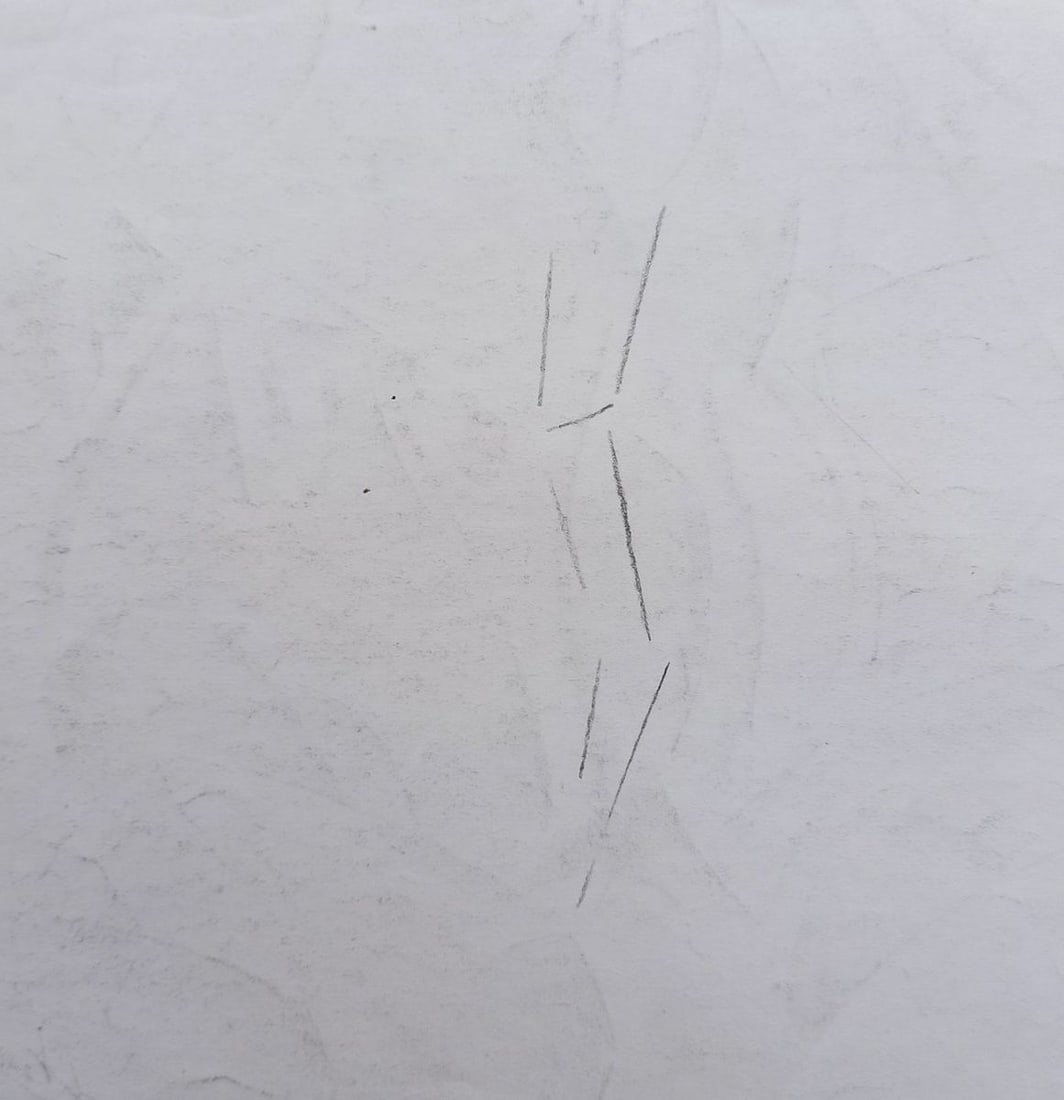 Abstract pencil painting In the country Peter Tovpev - 4