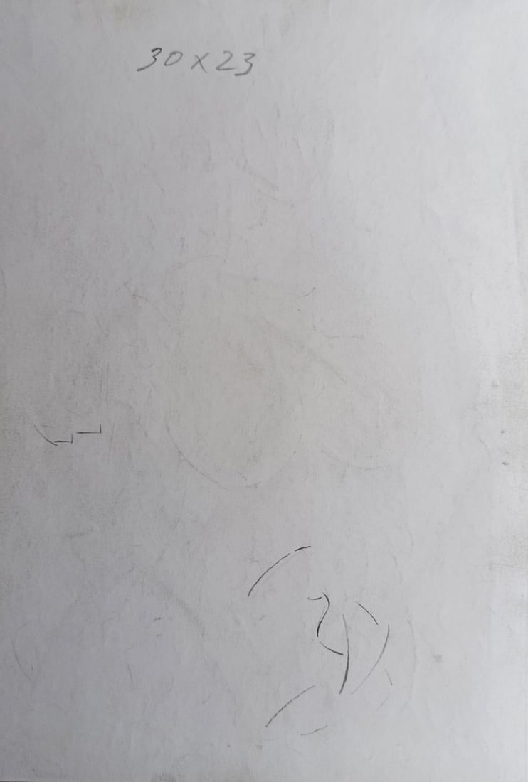 Abstract pencil painting Naked girl Peter Tovpev - 4