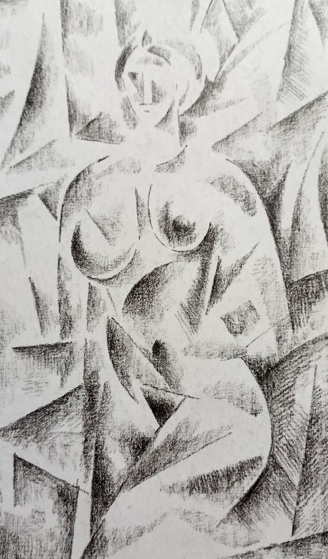 Abstract pencil painting Naked girl Peter Tovpev: Title: Abstract pencil painting Naked girl Peter Tovpev Description: NoDobr 432 *** ABOUT THIS PAINTING *** * TITLE: "Naked girl" * ARTISTS: Peter Tovpev * SIZE: 24x15 cm/'9.44x5.90 inches' * MEDIUM: