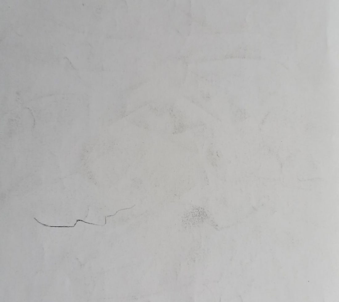 Abstract pencil painting Naked girl Peter Tovpev - 4