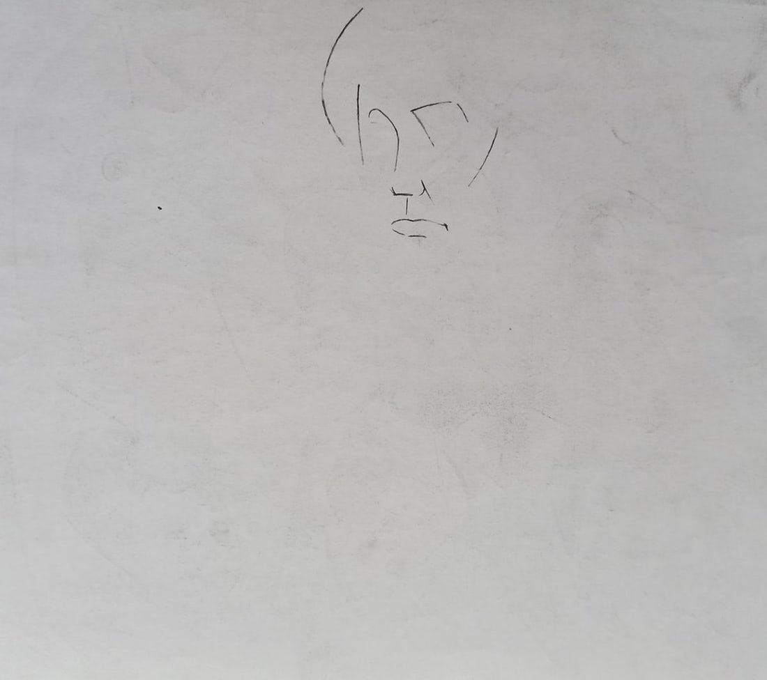 Abstract pencil painting Naked girls Peter Tovpev - 4