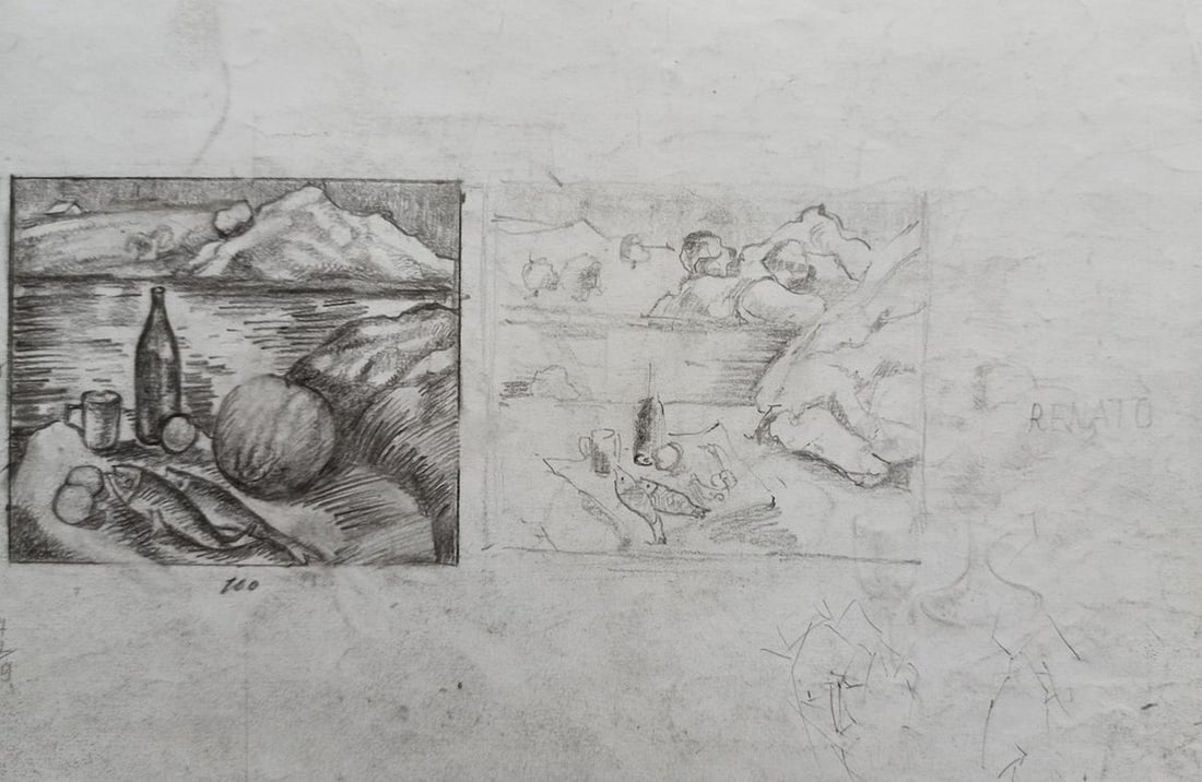 Pencil painting Still life Peter Tovpev - 4